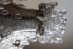 North European Cut-Glass Six-Light Chandelier, 19th Century