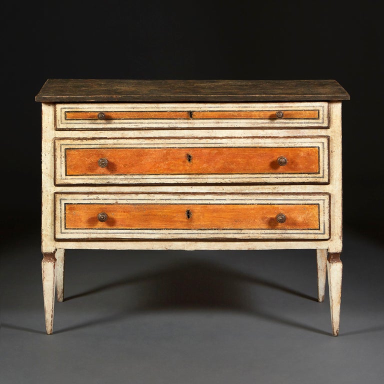 A North Italian Painted Commode at 1stDibs