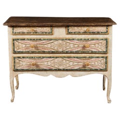 North Italian Painted Commode