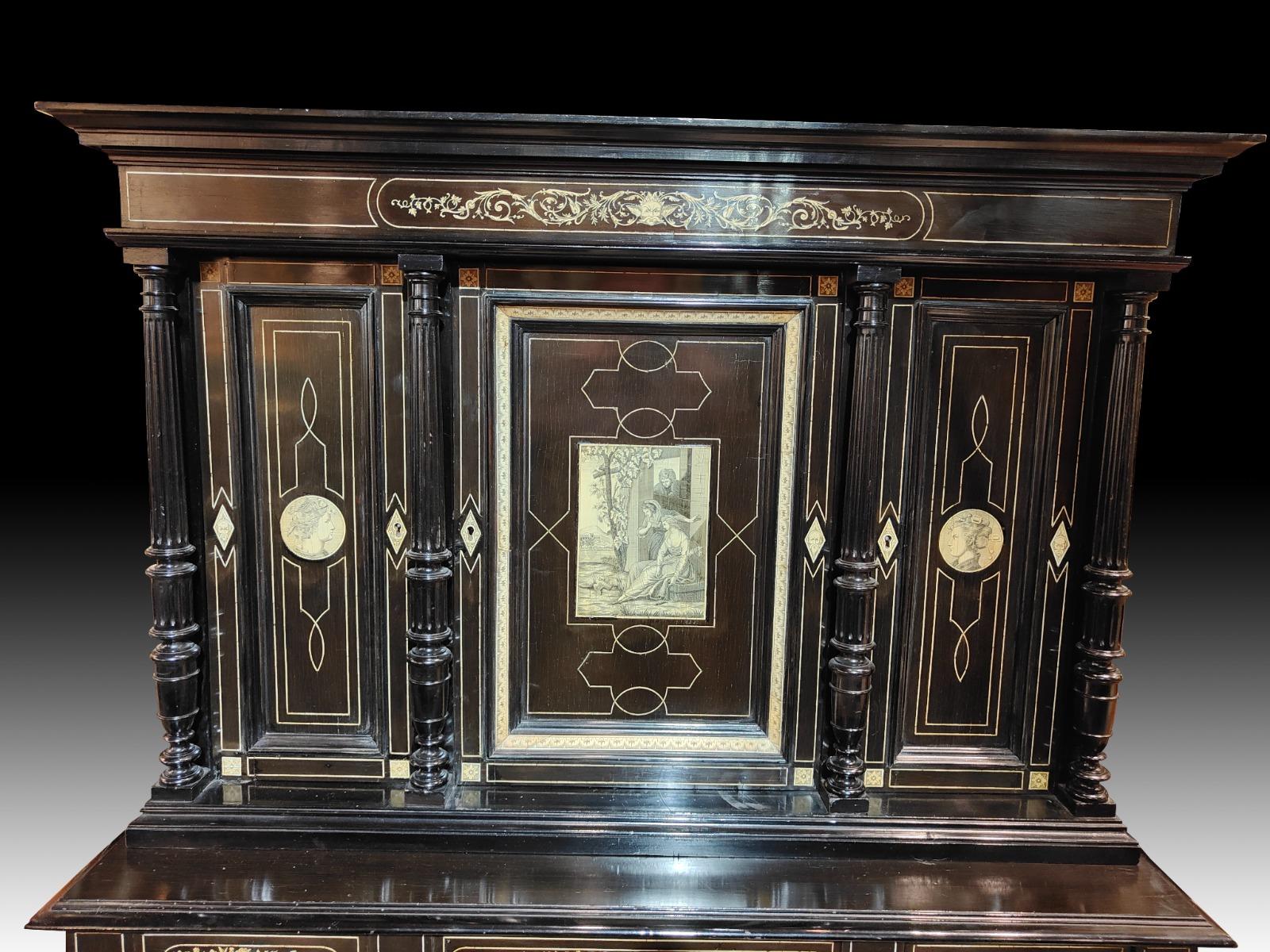 North Italian Renaissance Cabinet 19th Century For Sale 6