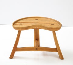 Norwegian Pine Stool, Krogenæs Møbler, Ca 1950s