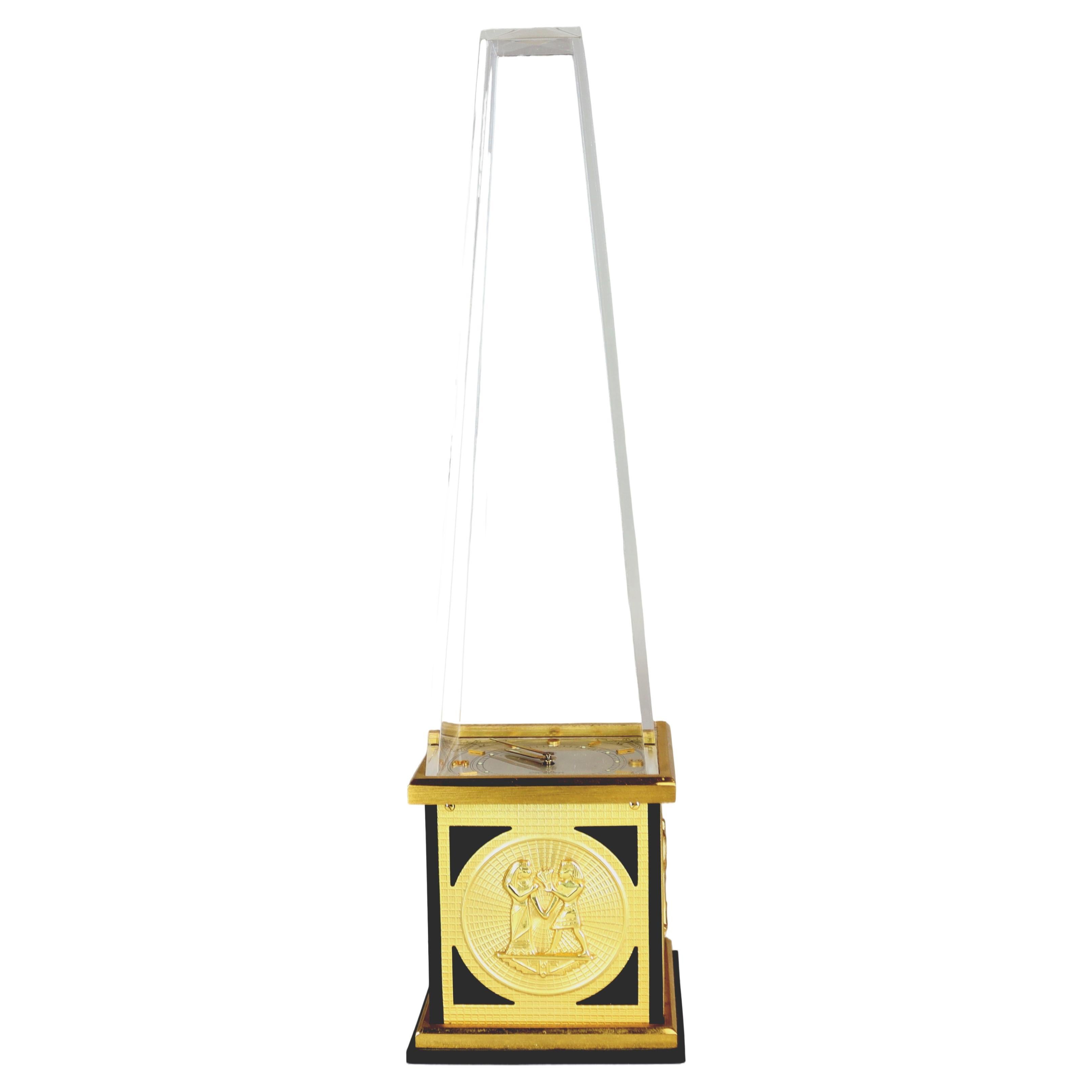 A Novelty Desk Clock By Jaeger LeCoultre For Sale