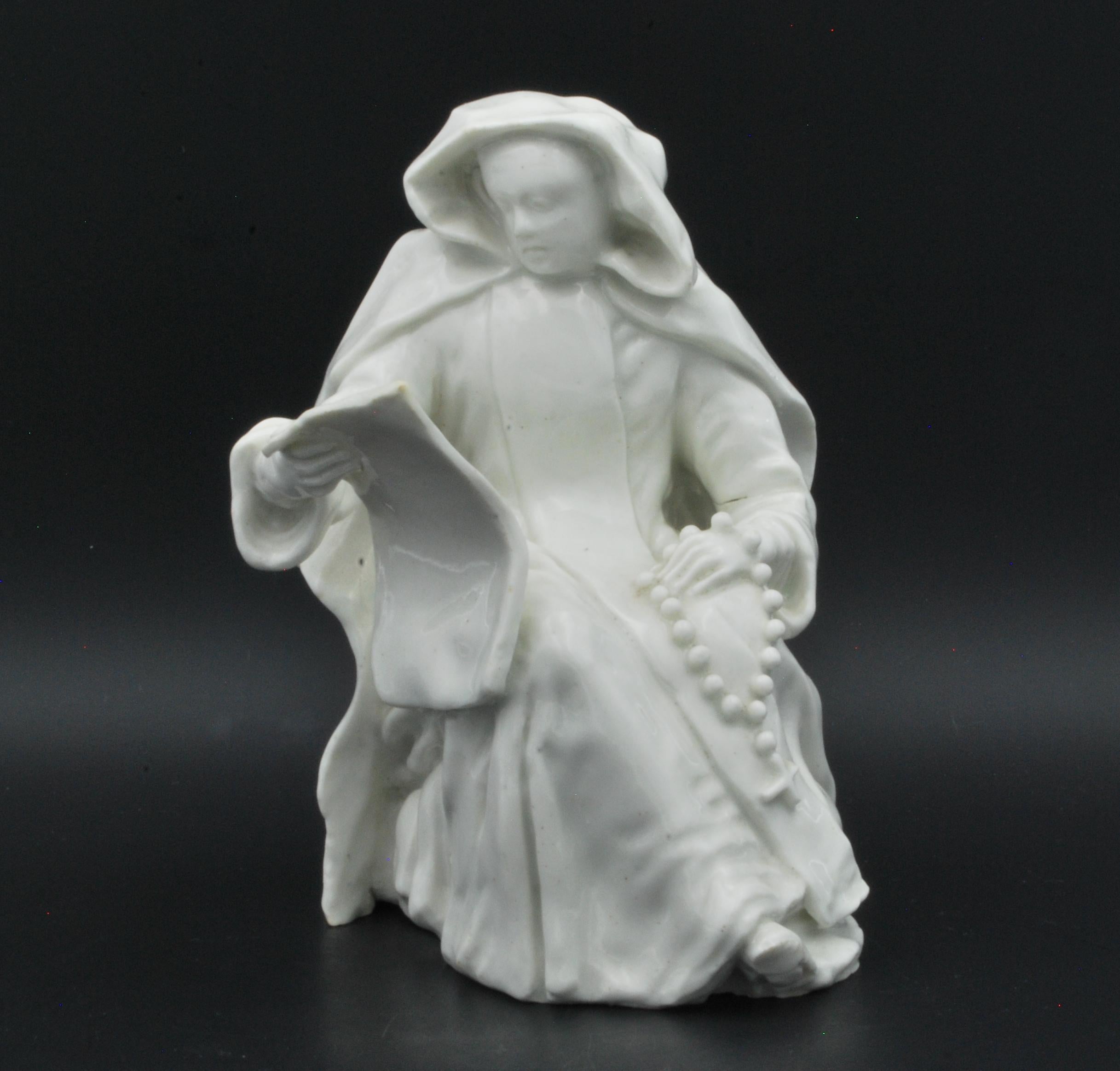 Neoclassical A Nun, perhaps a theatrical figure. England, probably Plymouth, circa 1750 For Sale