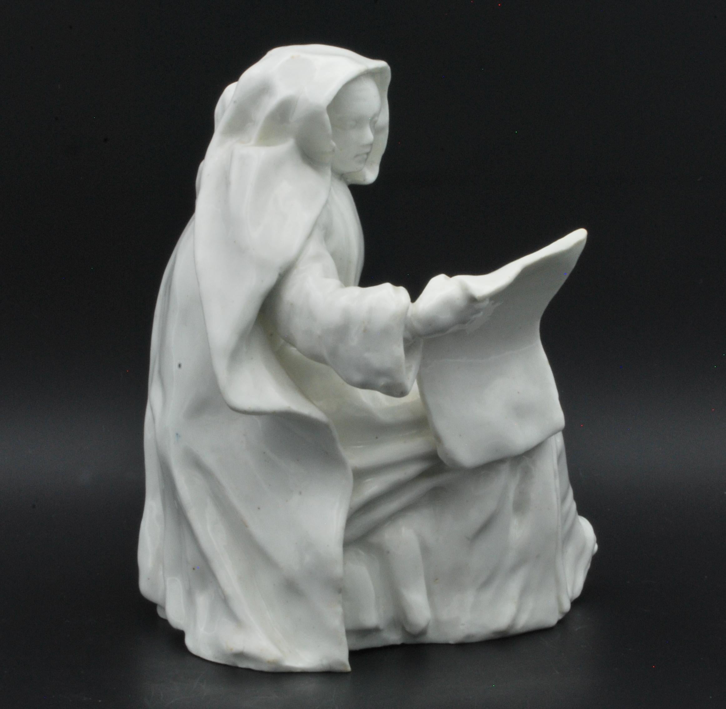 Molded A Nun, perhaps a theatrical figure. England, probably Plymouth, circa 1750 For Sale