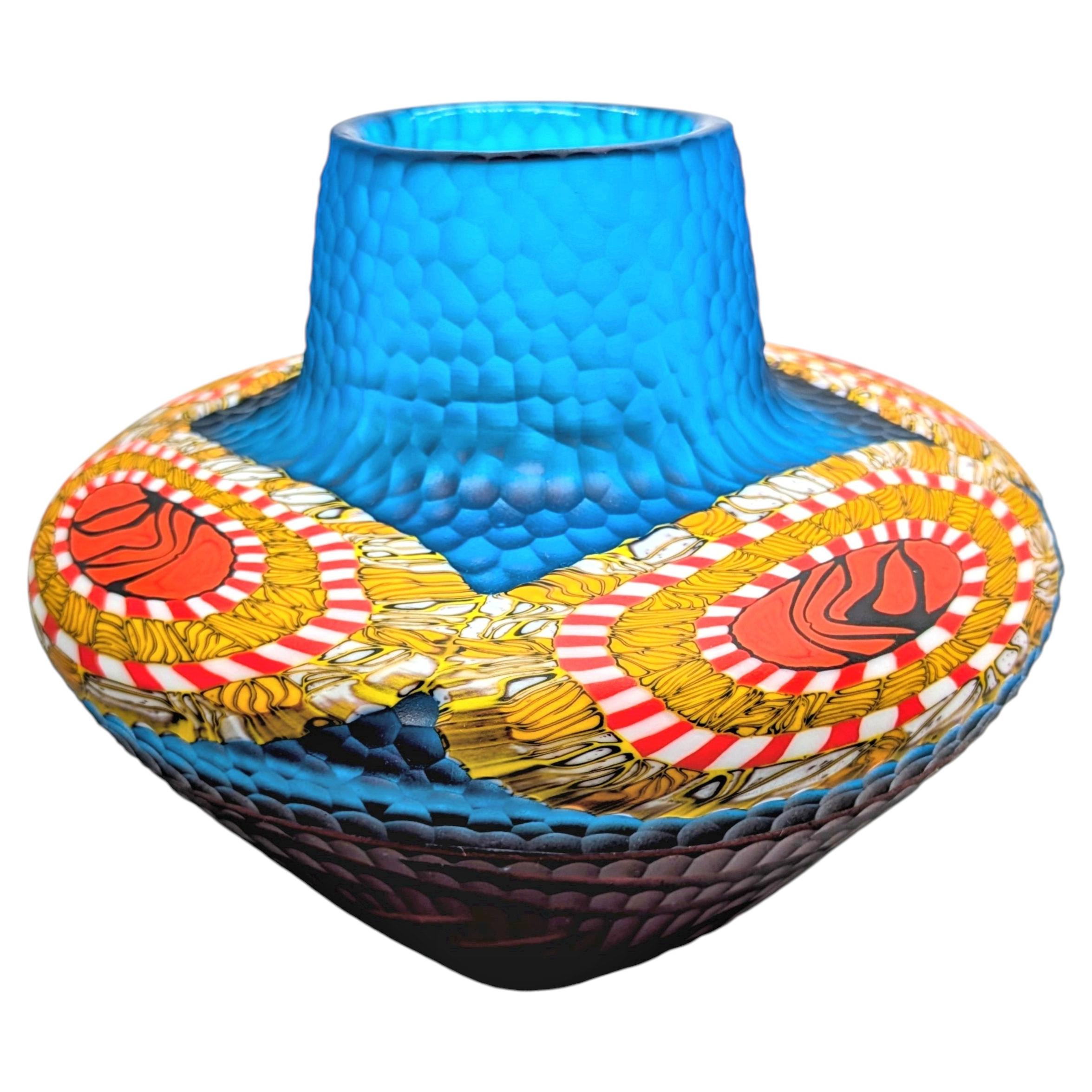 A one of a kind vessel by Davide Salvadore made on Murano ca. 2015