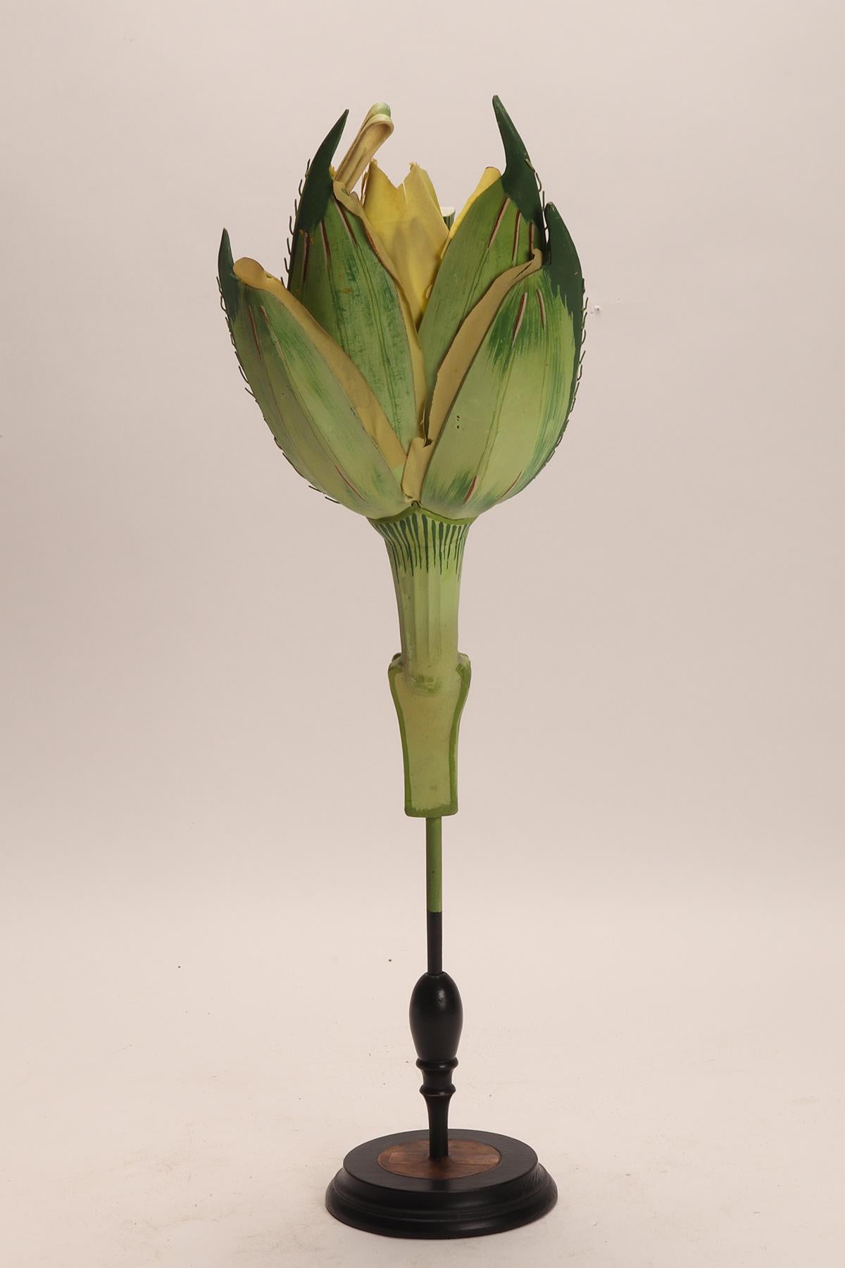 Métal Modèle botanique d'une fleur de blé d'Osterloh, Allemagne, 1900 en vente