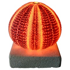 A "oursin" lamp - French folk art - 1970s