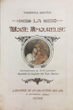 Antique La Morte Amoureuse - Rare Book by  A. P. Lauren/E. Decisy - 1900s