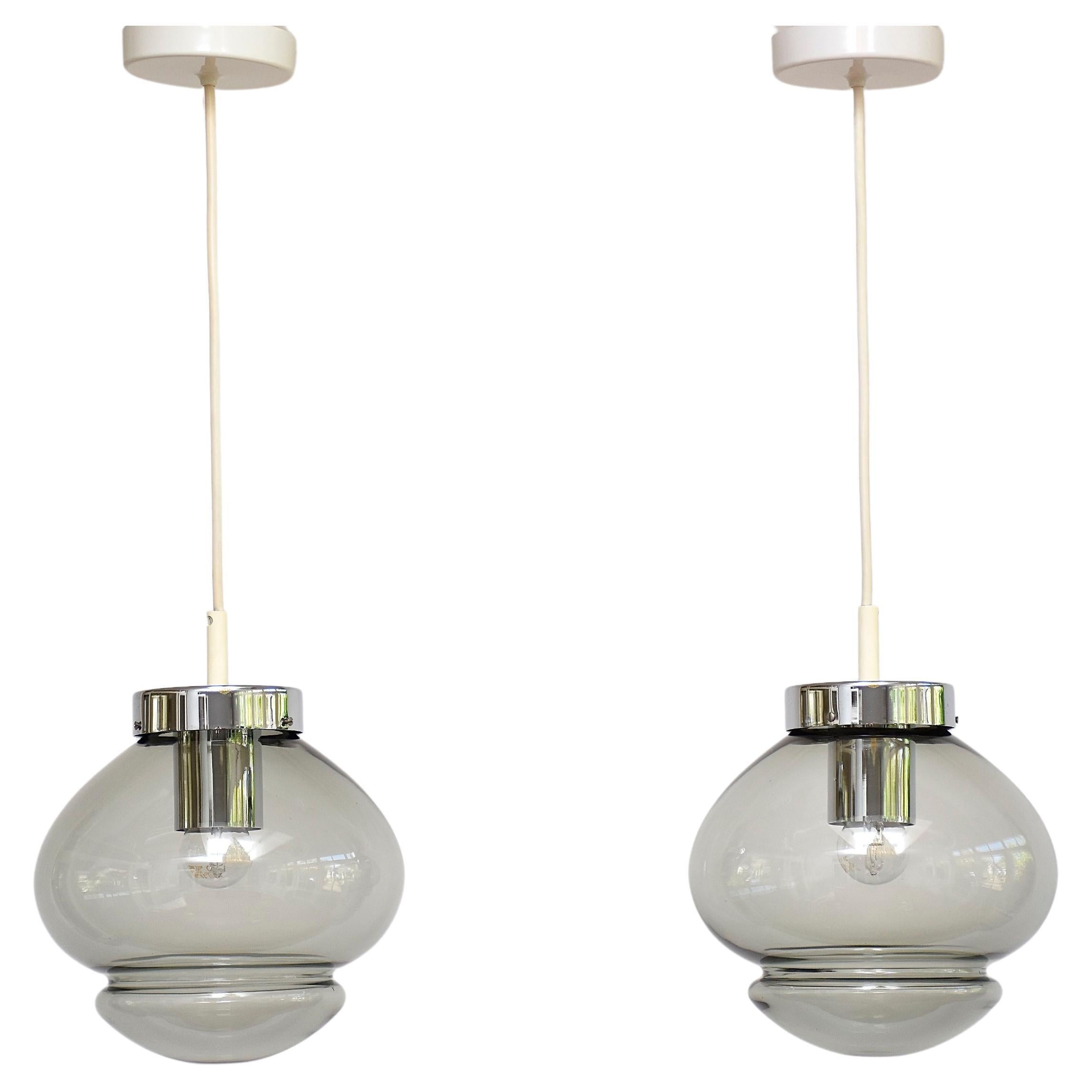 A paar of RAAK Amsterdam ceiling lamps For Sale