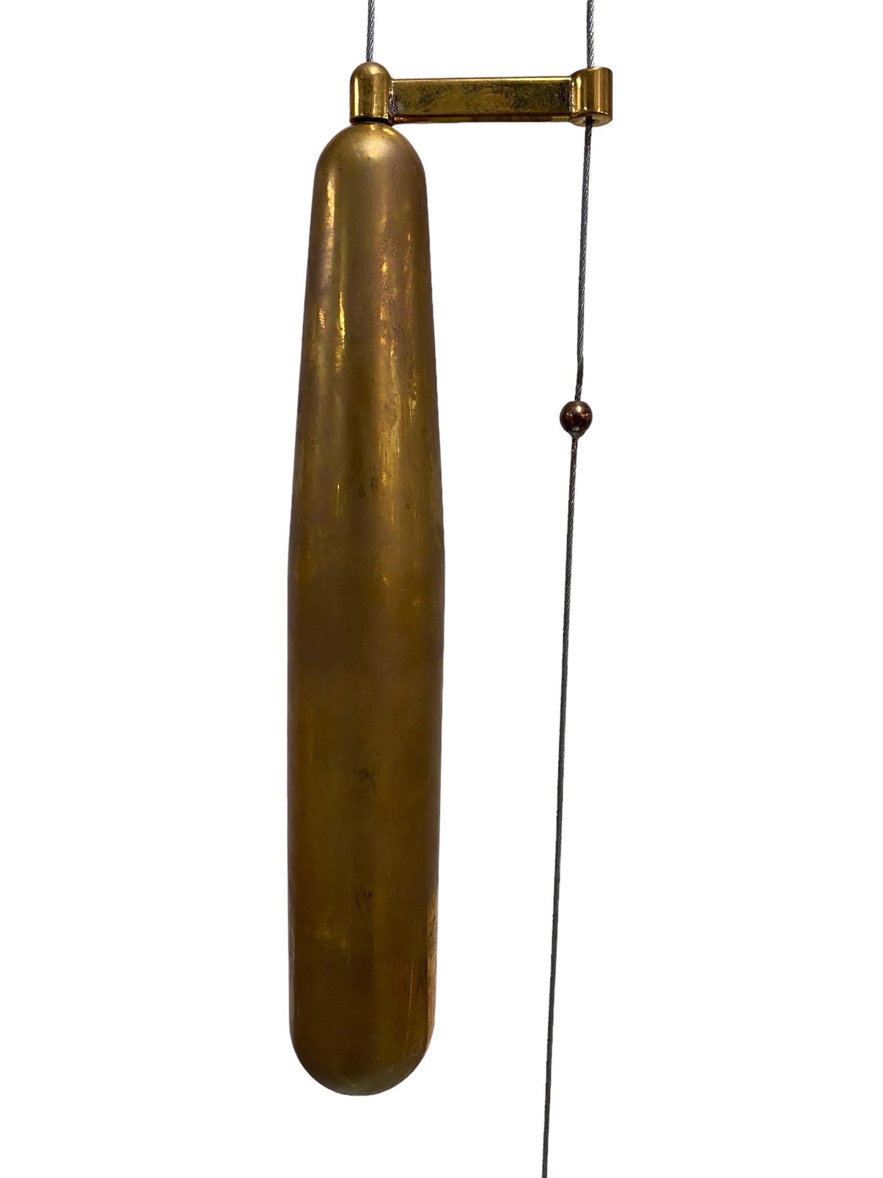 Una lampada da soffitto regolabile Paavo Tynell modello A1965 in Greene & Greene, Taito anni '50 in vendita 2