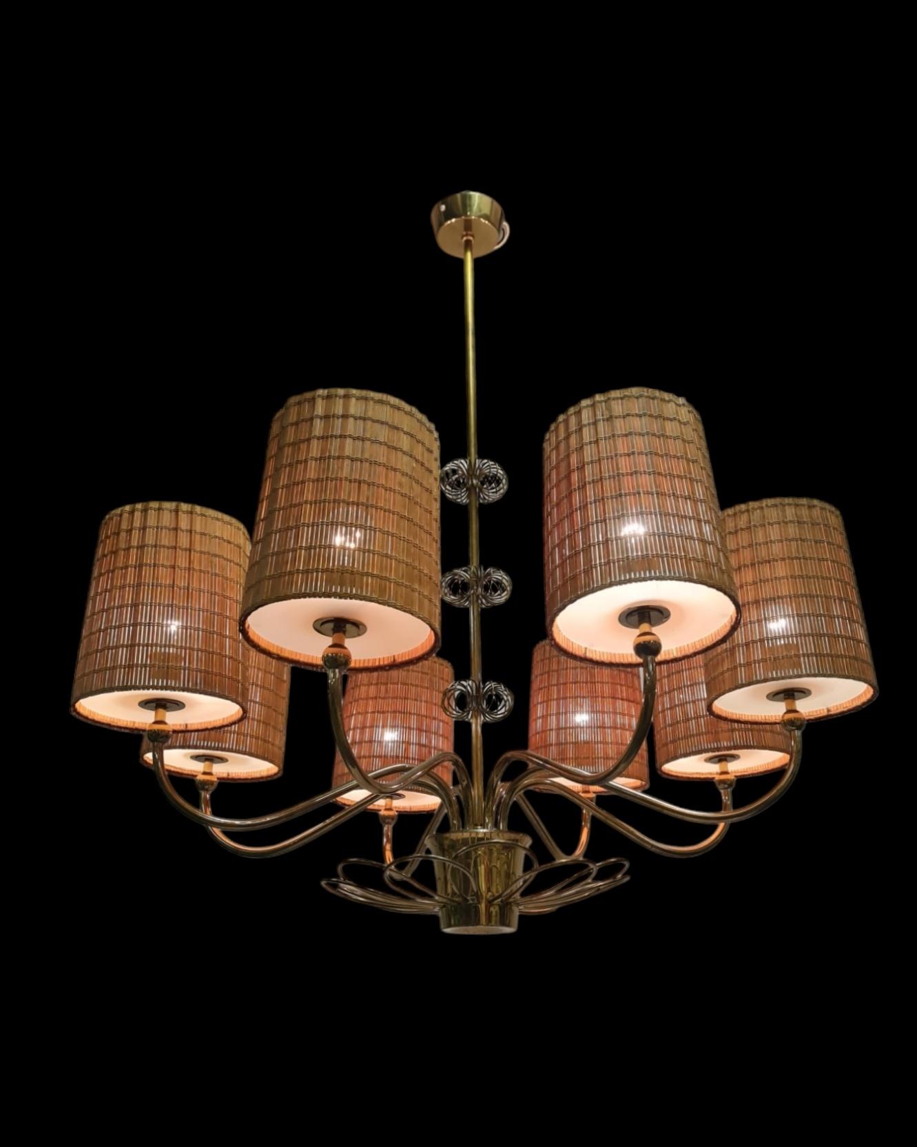 A Paavo Tynell Commissioned Chandelier, 1950s For Sale 4