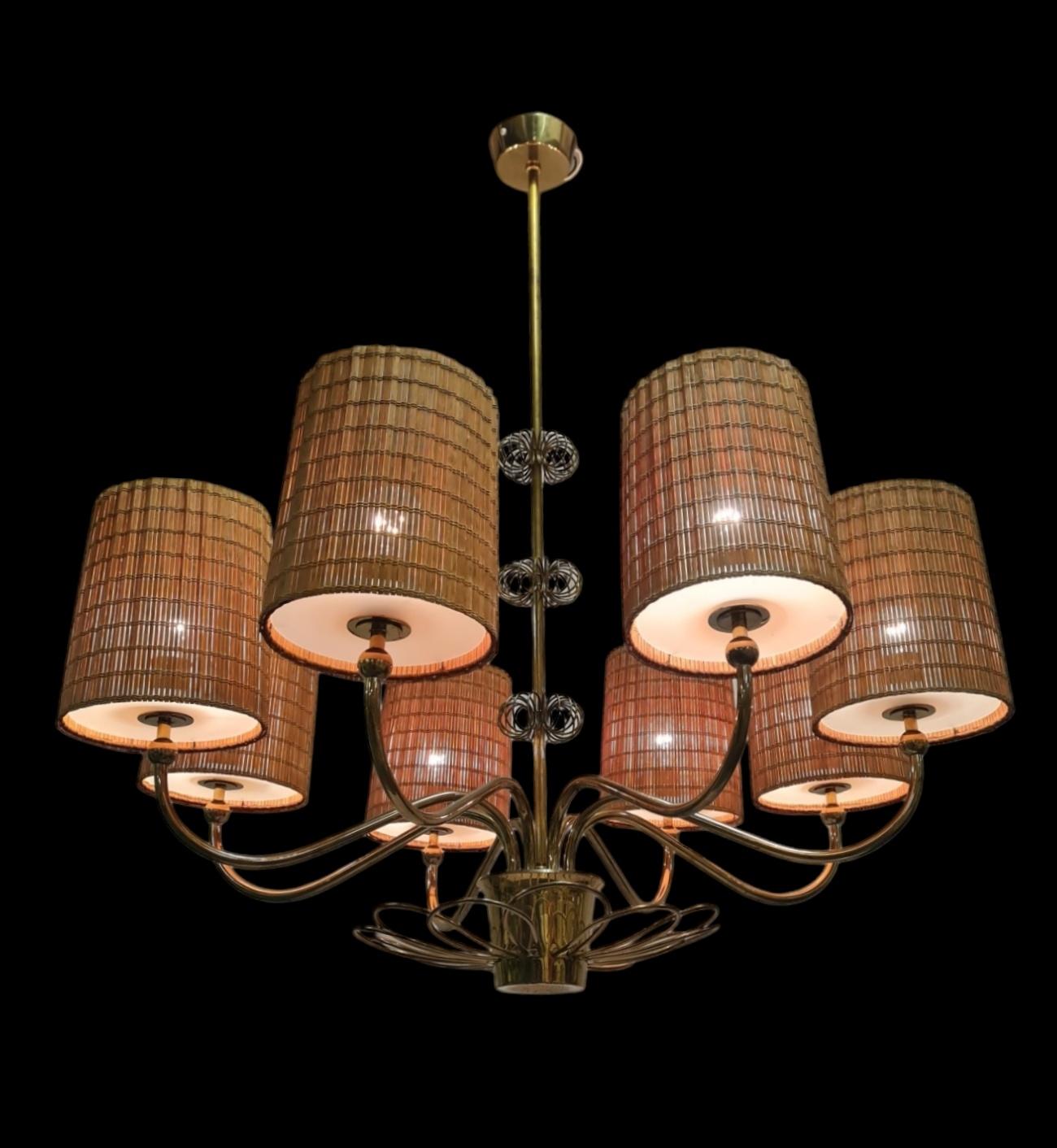A Paavo Tynell Commissioned Chandelier, 1950s For Sale 6