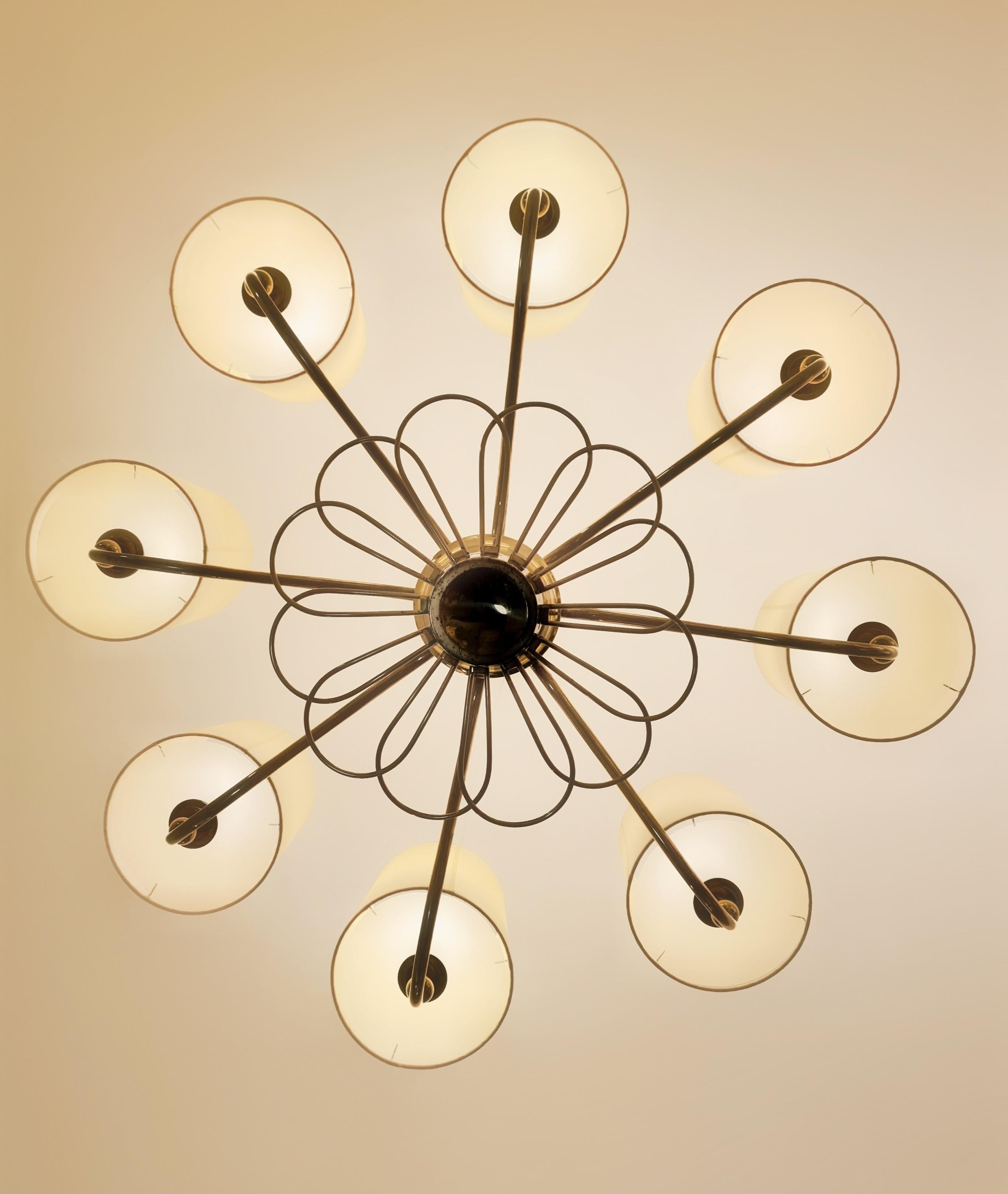 A Paavo Tynell Commissioned Chandelier, 1950s For Sale 7