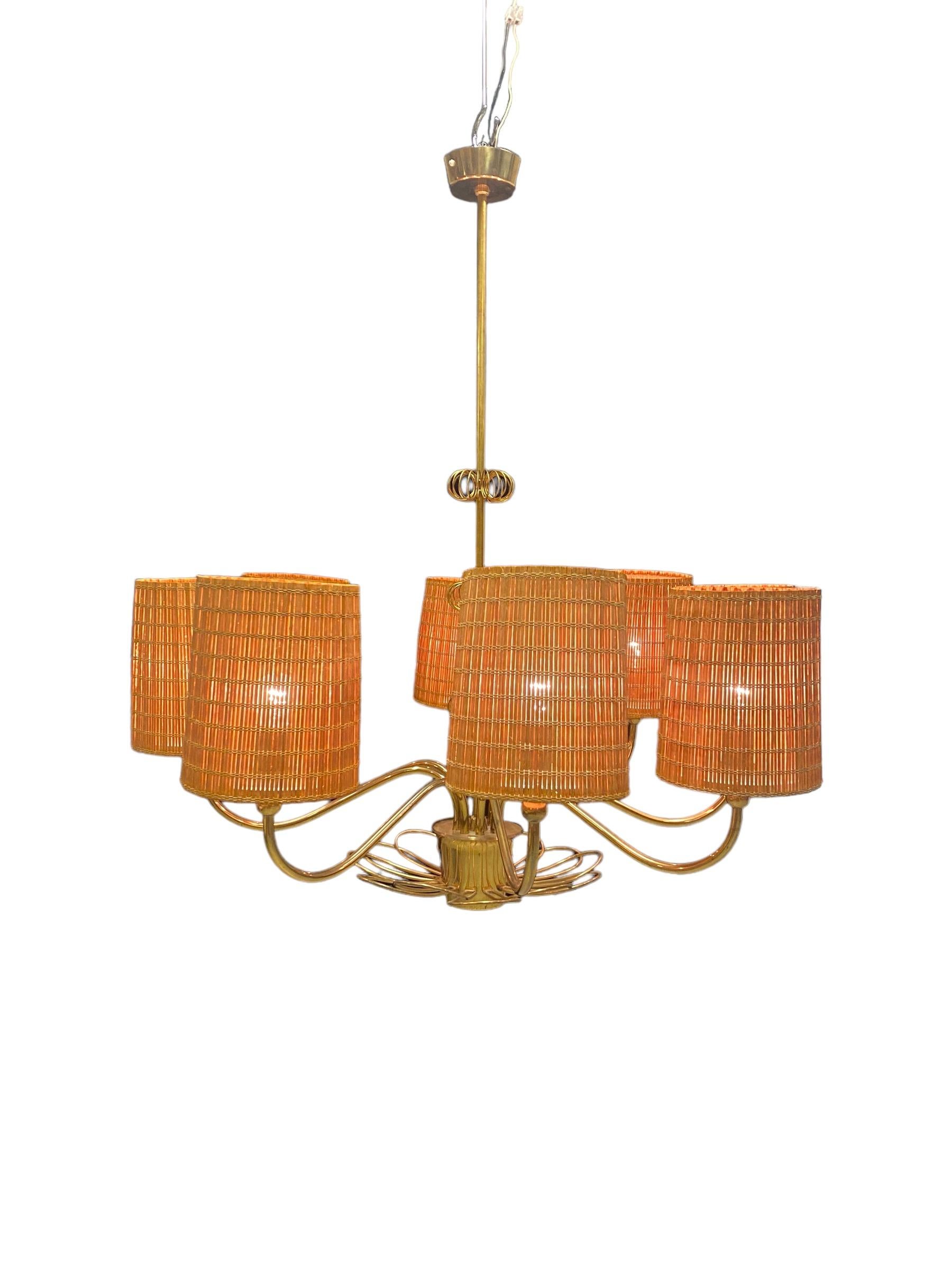 A Paavo Tynell Commissioned Chandelier, 1950s In Good Condition For Sale In Helsinki, FI