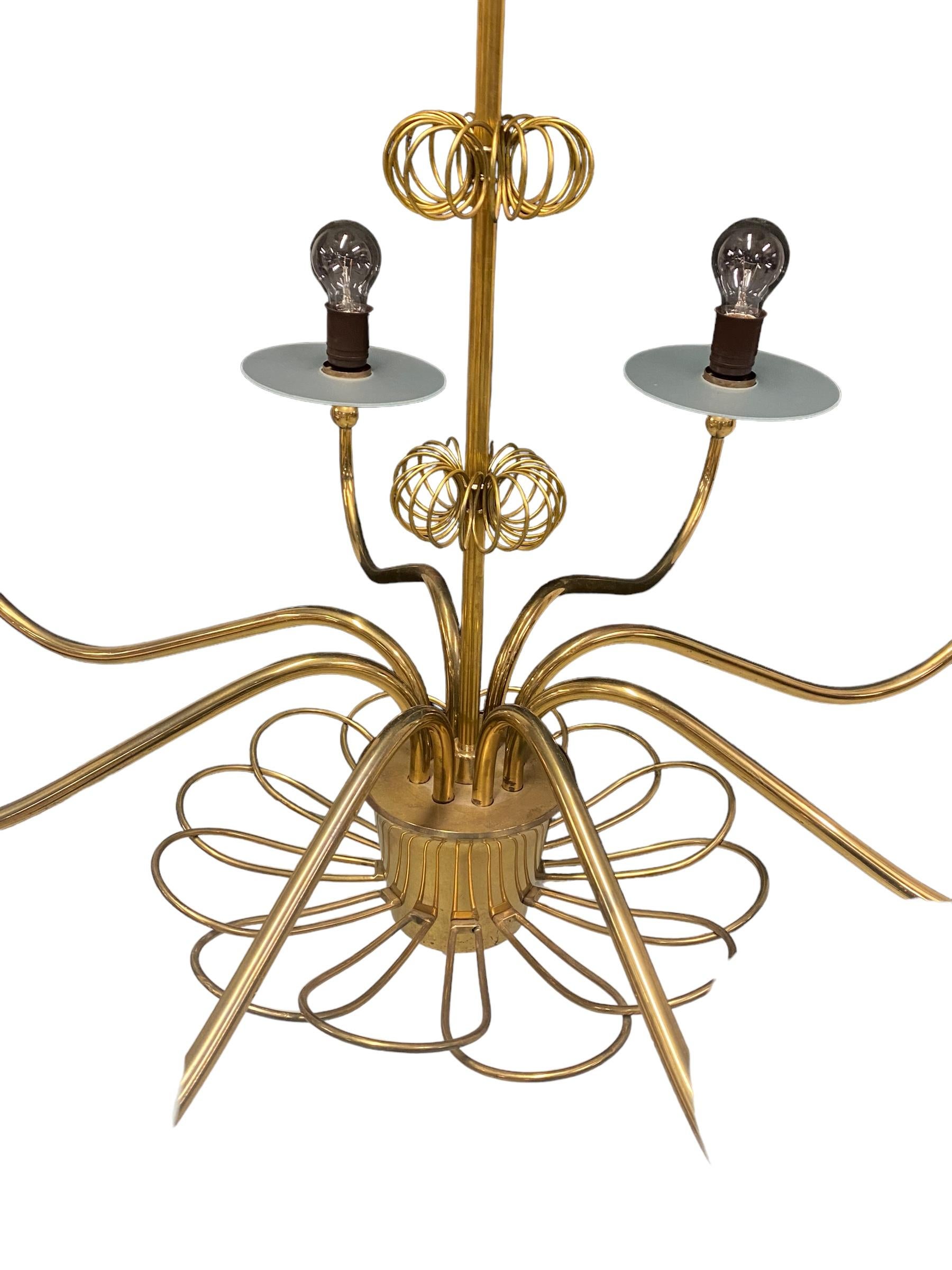 A Paavo Tynell Commissioned Chandelier, 1950s For Sale 2