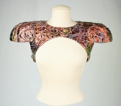 A Paco Rabanne Couture Bolero in "Papier Fou" Called - France Circa 1981