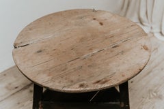 Painted and Scrubbed Cricket Table