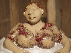 Painted French Baking Terrine from Provence