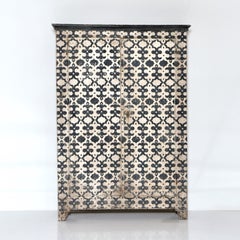 A Painted Geometric Cabinet