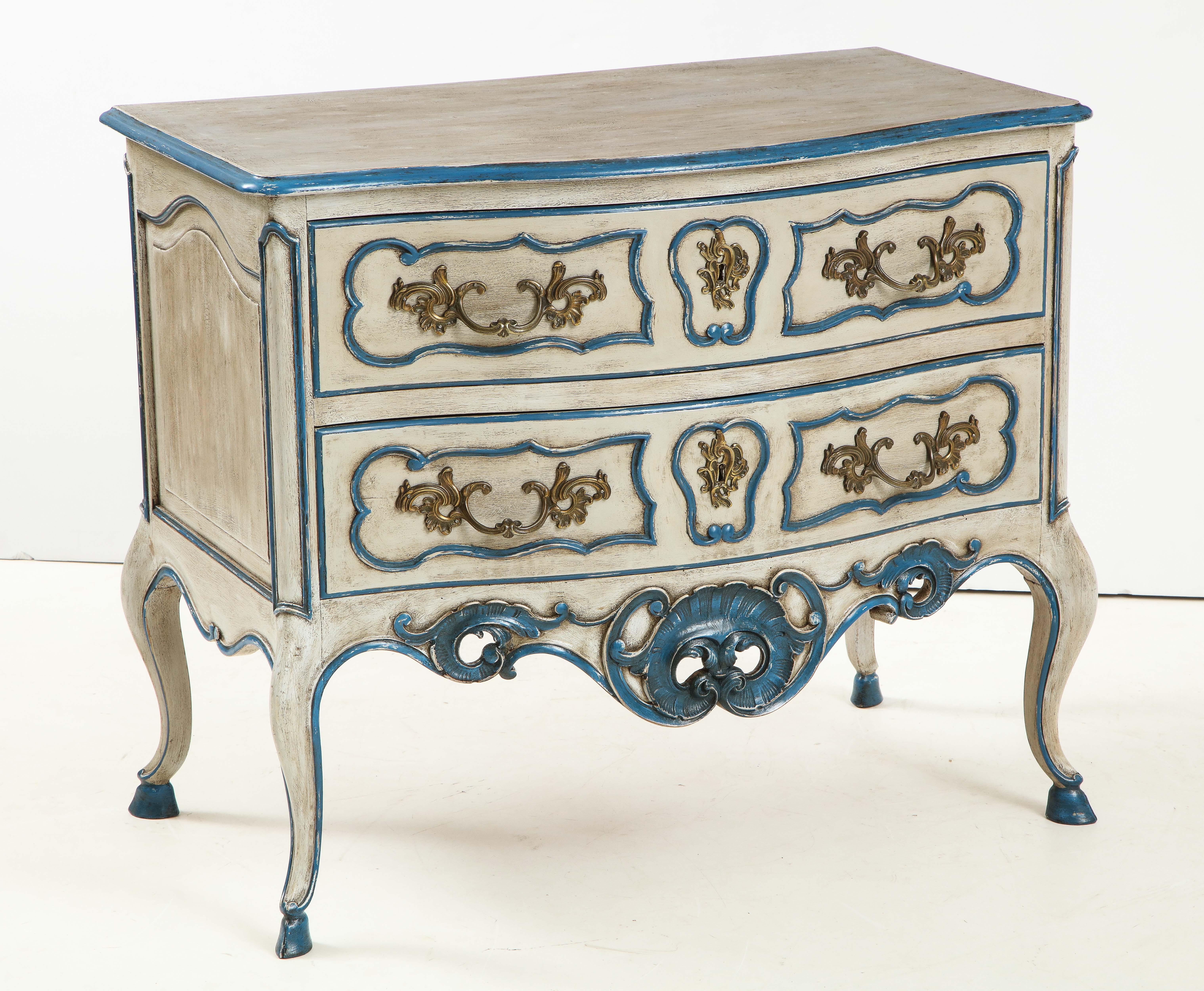 Painted Provencal Commode For Sale 10