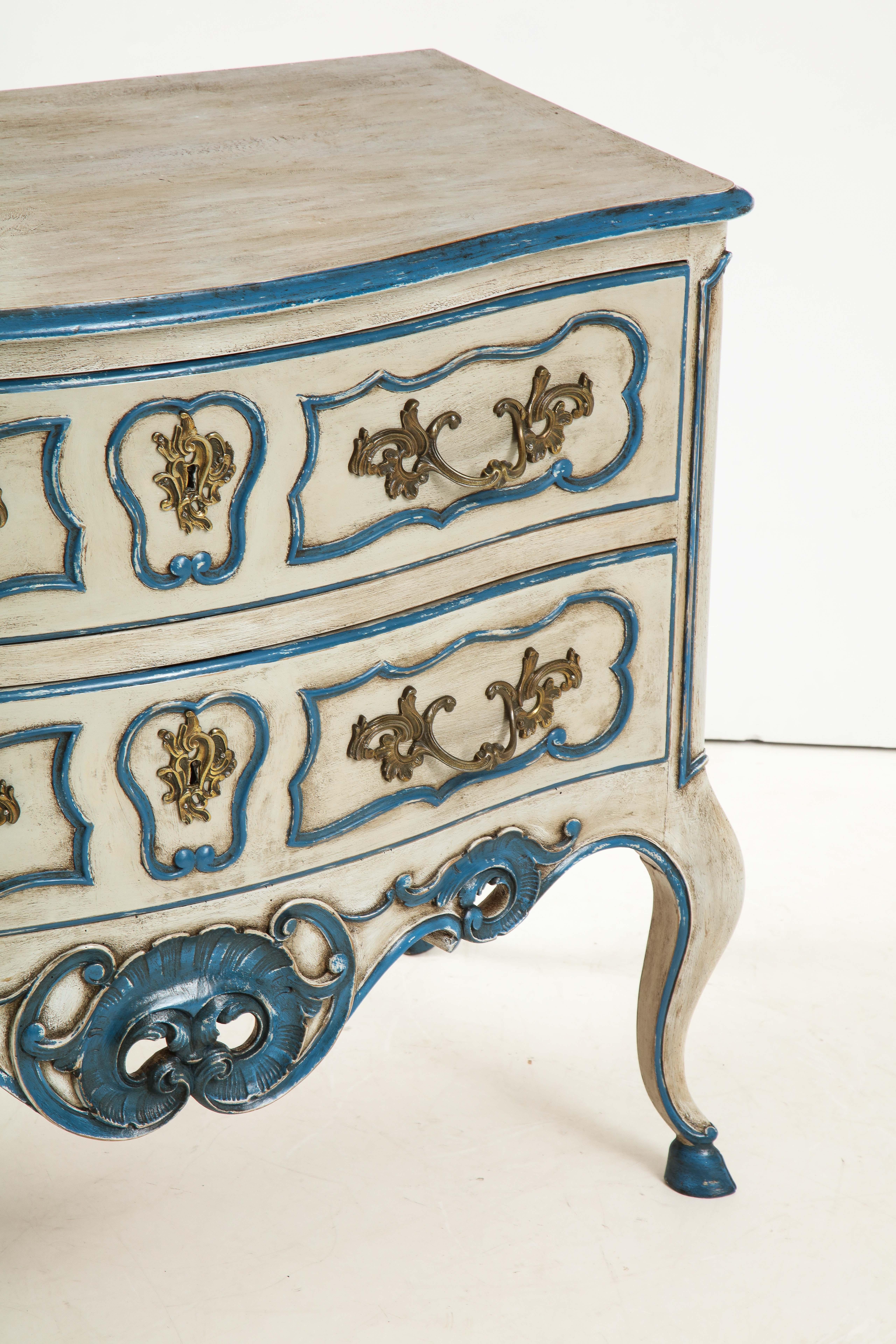 Painted Provencal Commode For Sale 11