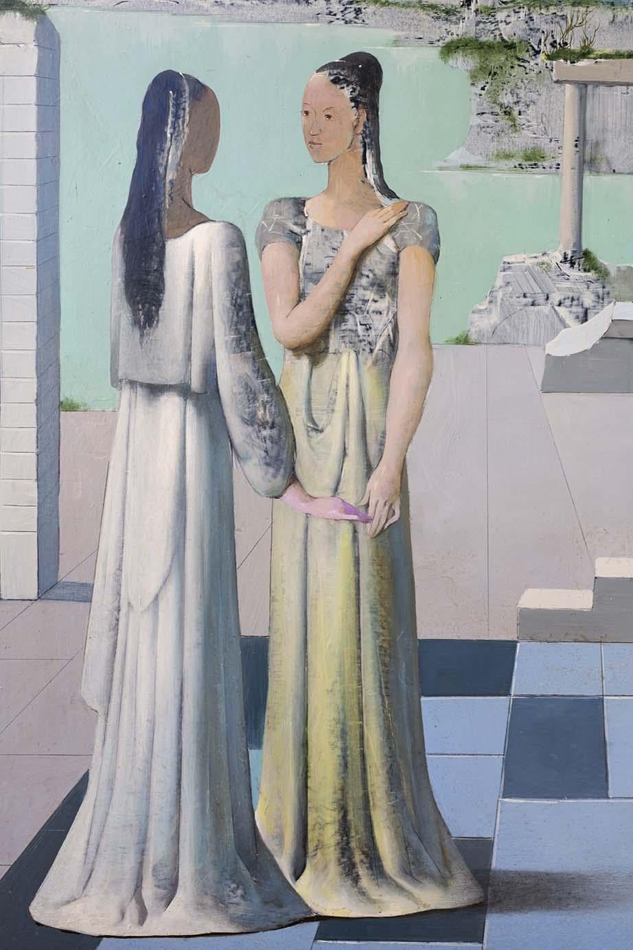 XX secolo Quadro di Marcel Delmotte intitolato 