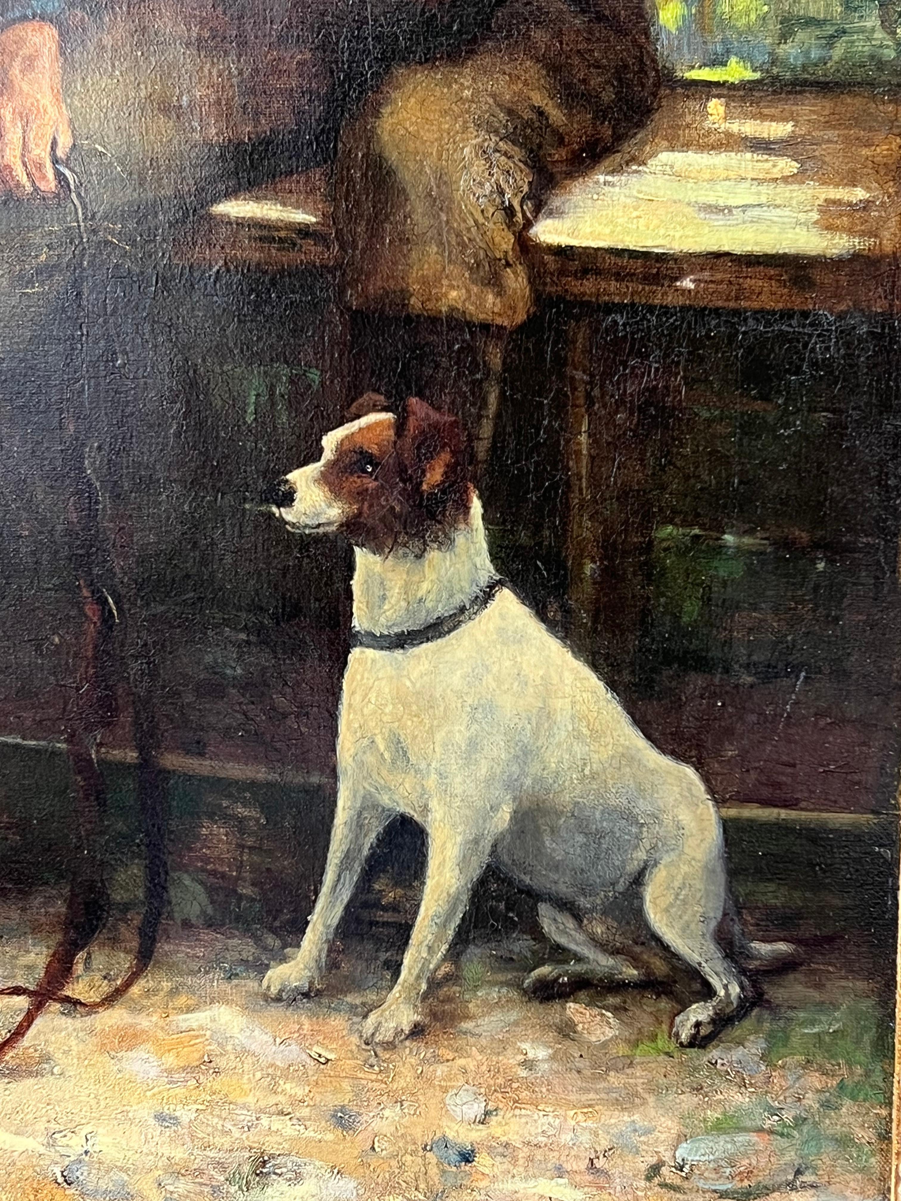 Inizio XX secolo Un dipinto di Water Herbert Roe del 1900 ca. in vendita