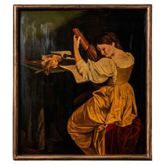 A painting of a copy of Caravaggio