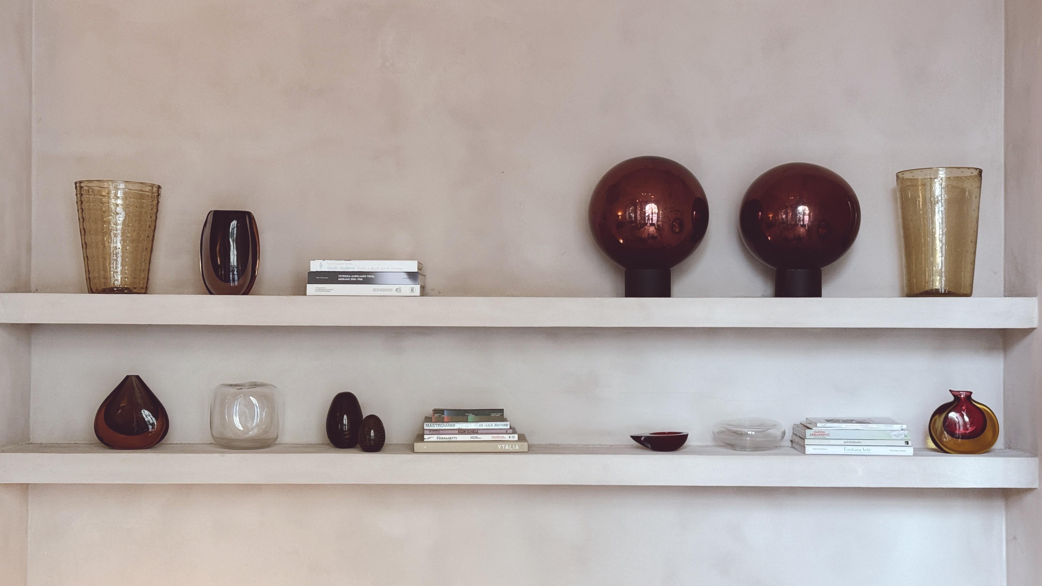 Coppia di vasi in vetro di Murano di Vittorio Zecchin del 1920 in vendita 2