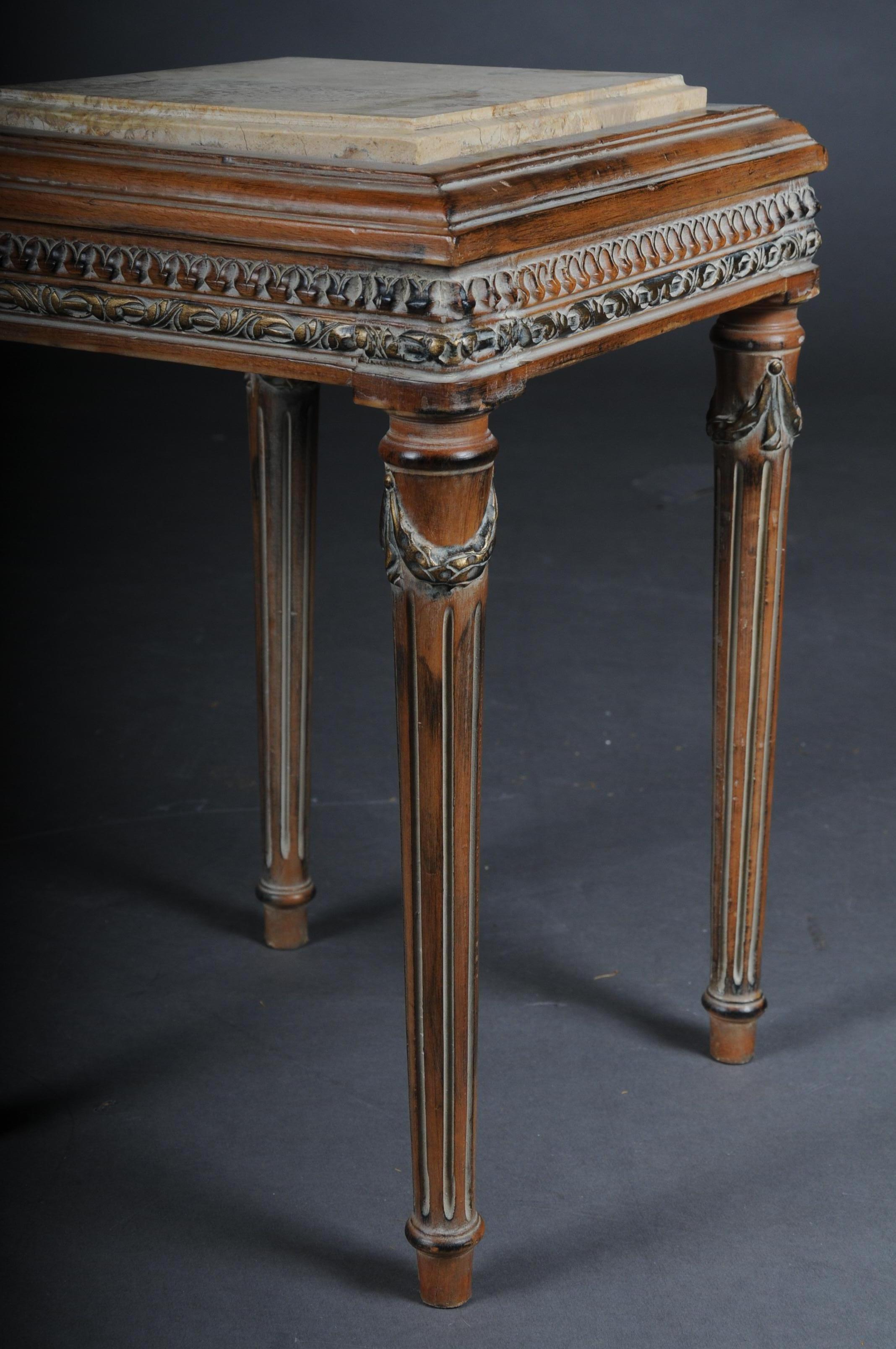 Pair '2' 20th Century Louis XV Style French Side Table For Sale 5