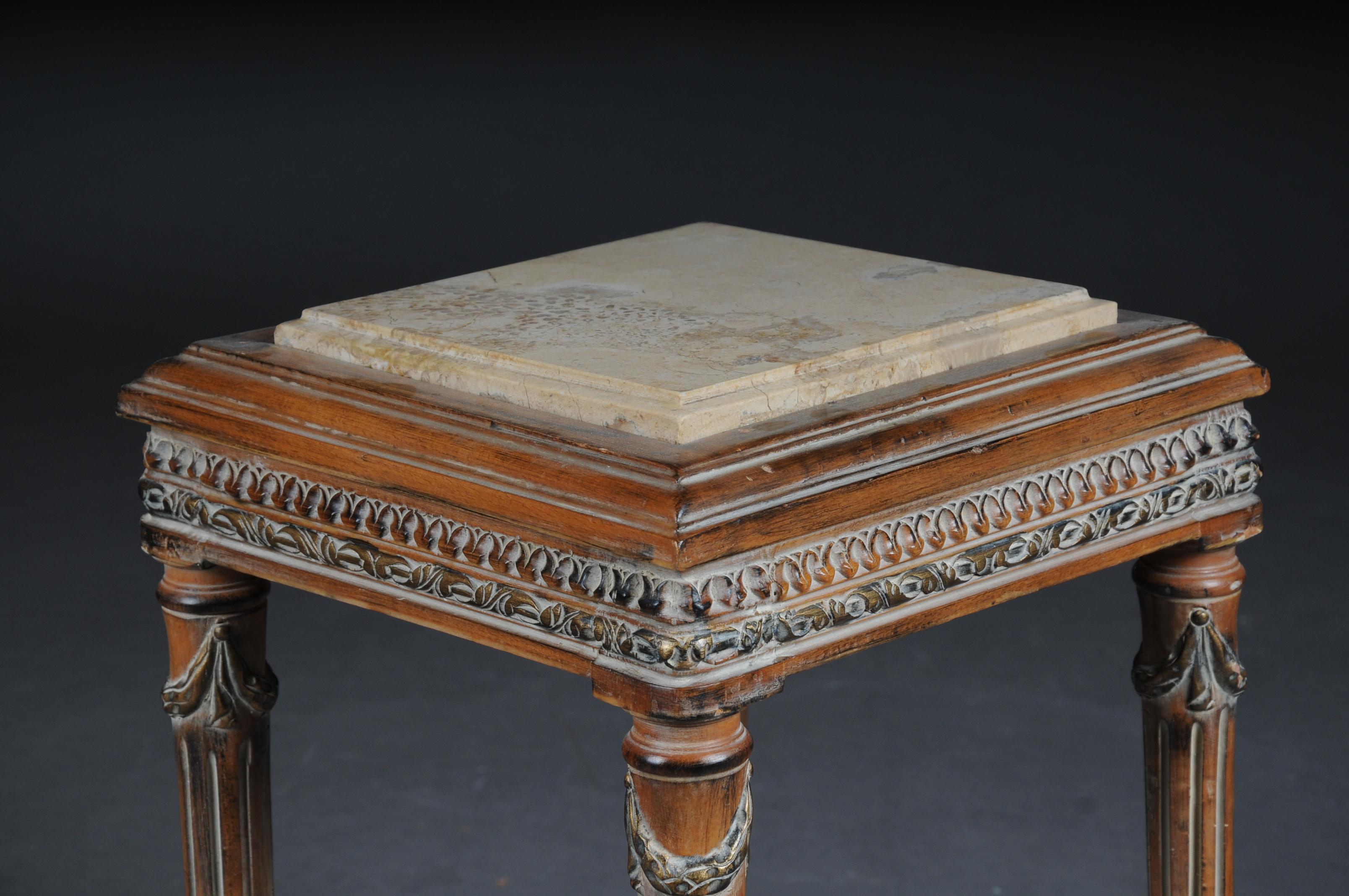 Pair '2' 20th Century Louis XV Style French Side Table For Sale 2