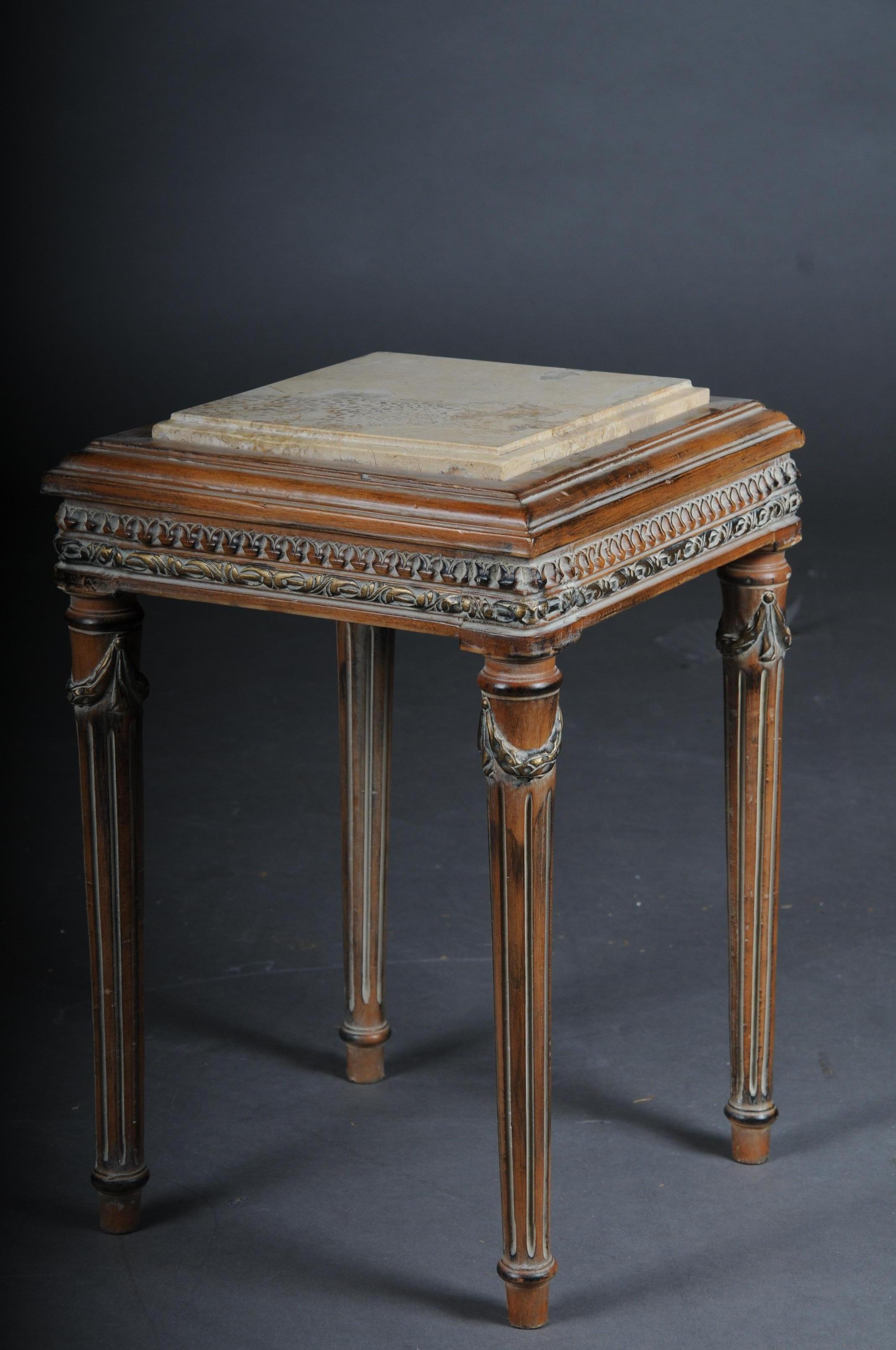 Pair '2' 20th Century Louis XV Style French Side Table For Sale 3
