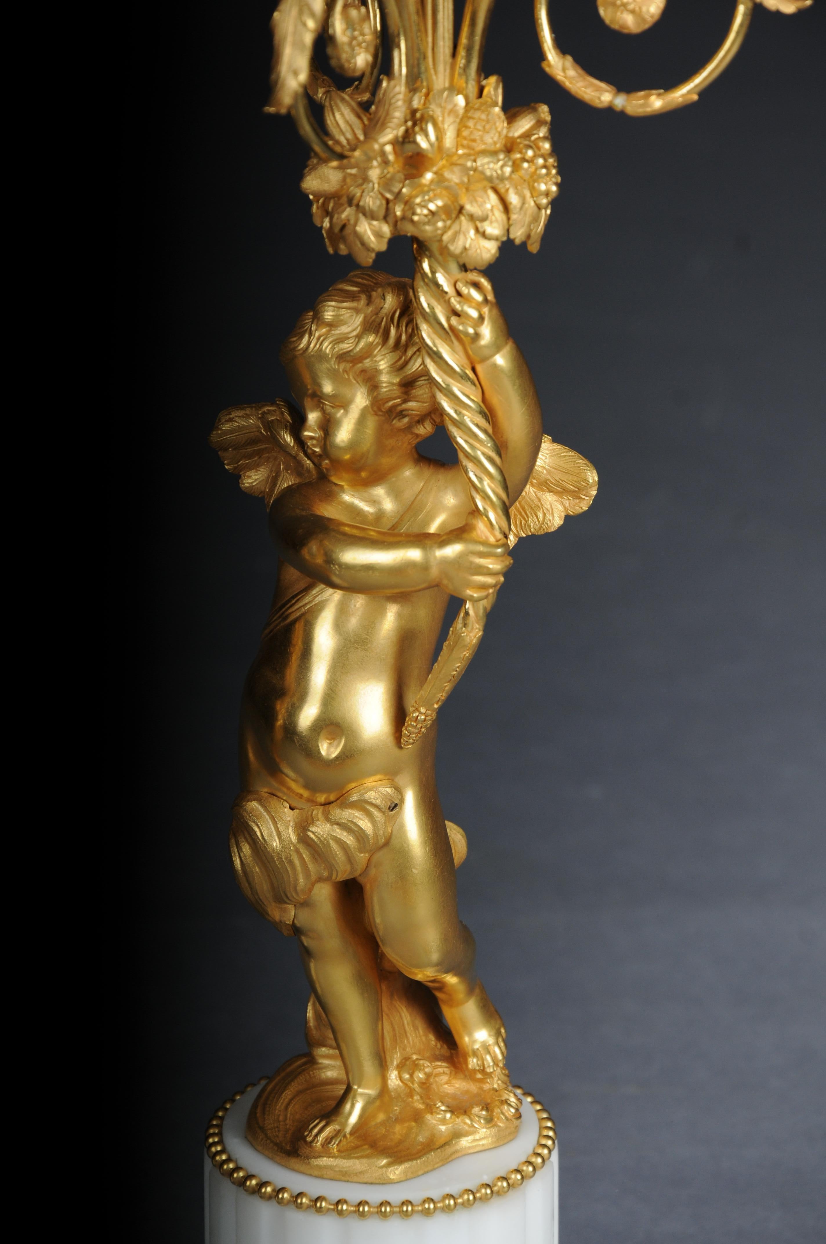 Ein Paar (2) figurale Kandelaber im Louis XVI-Stil. im Zustand „Gut“ im Angebot in Berlin, DE
