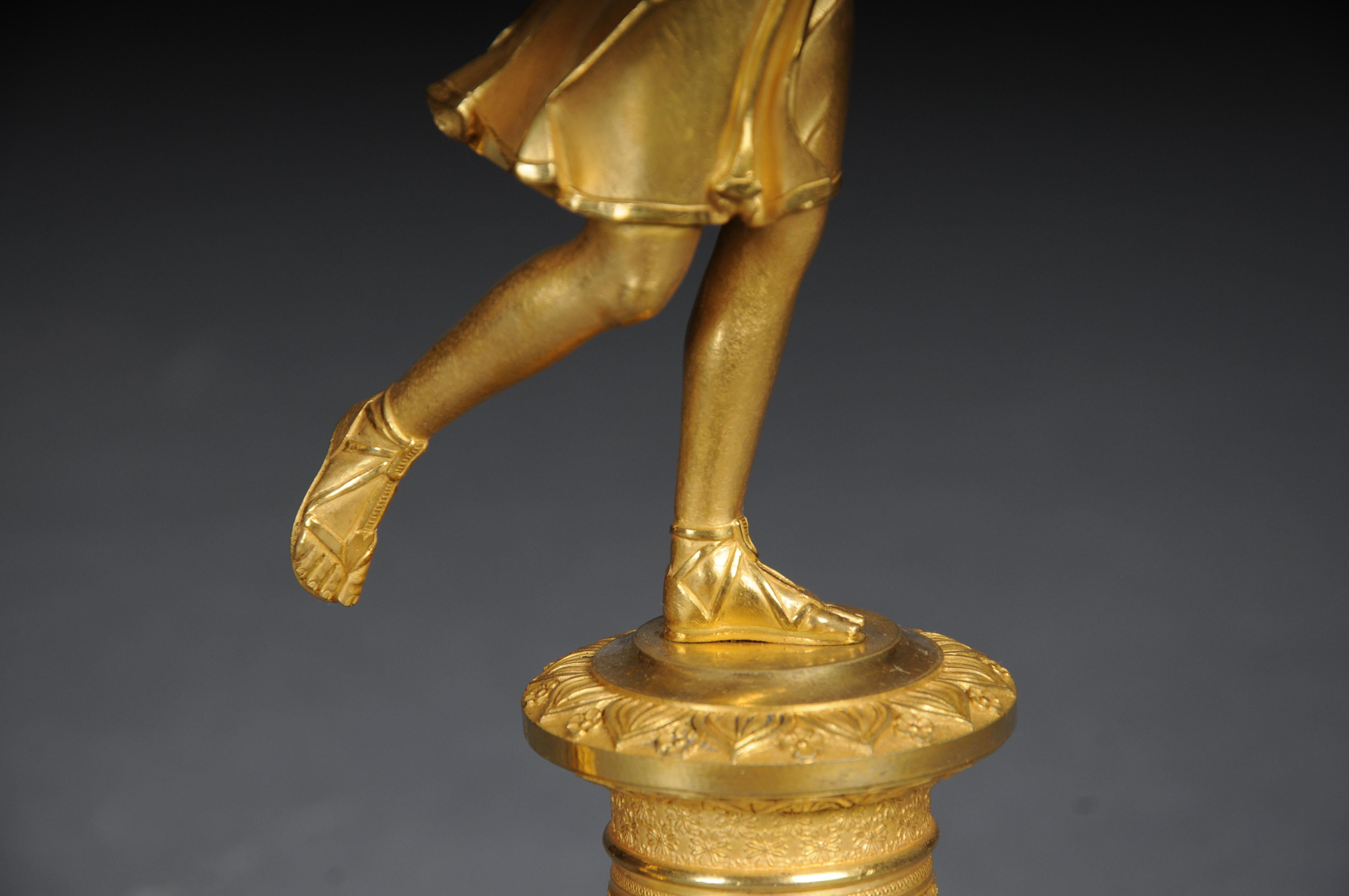 A pair (2) of figural Empire candelabra candles. Paris, 19th century. For Sale 7