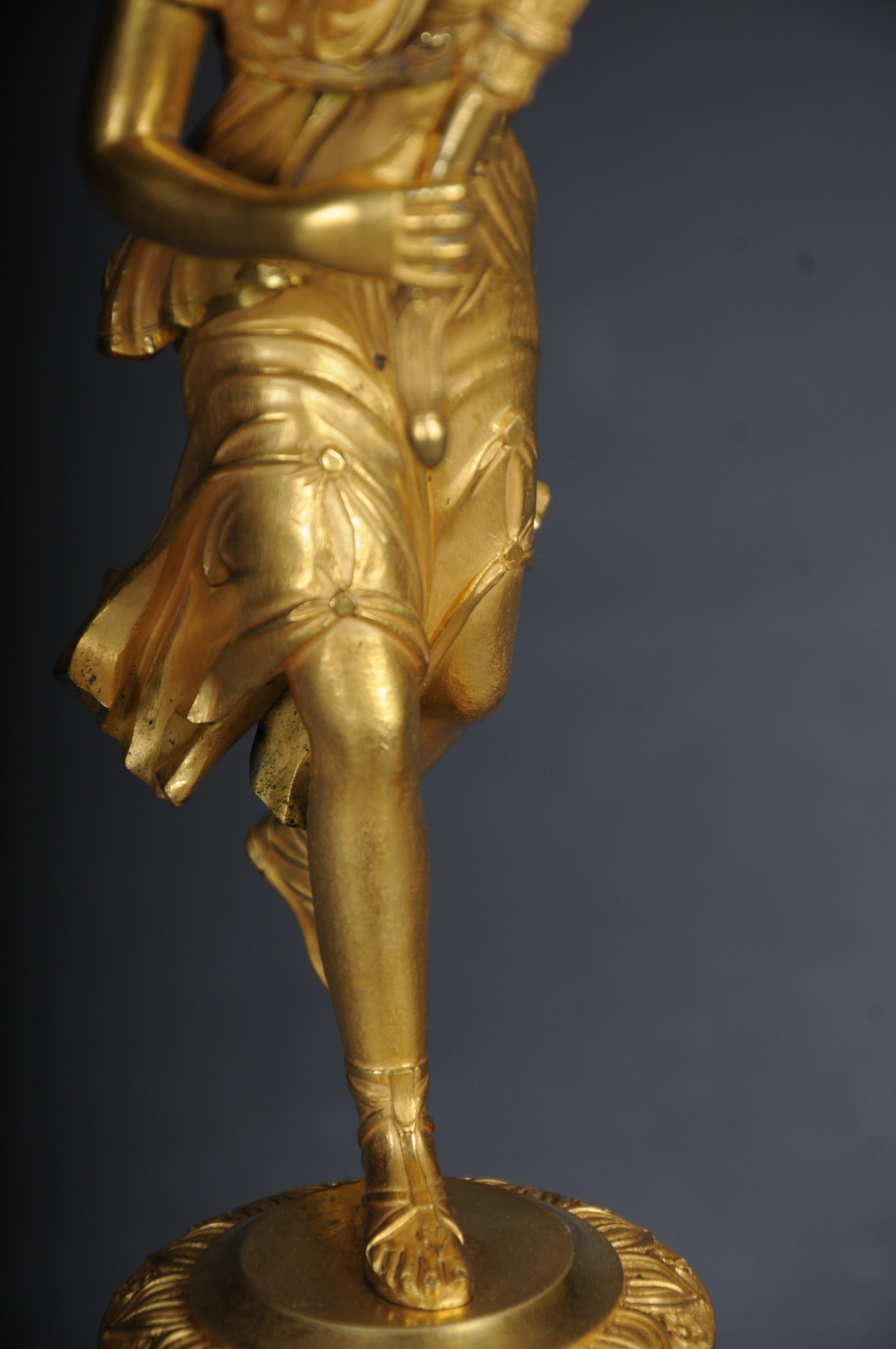 A pair (2) of figural Empire candelabra candles. Paris, 19th century. For Sale 1