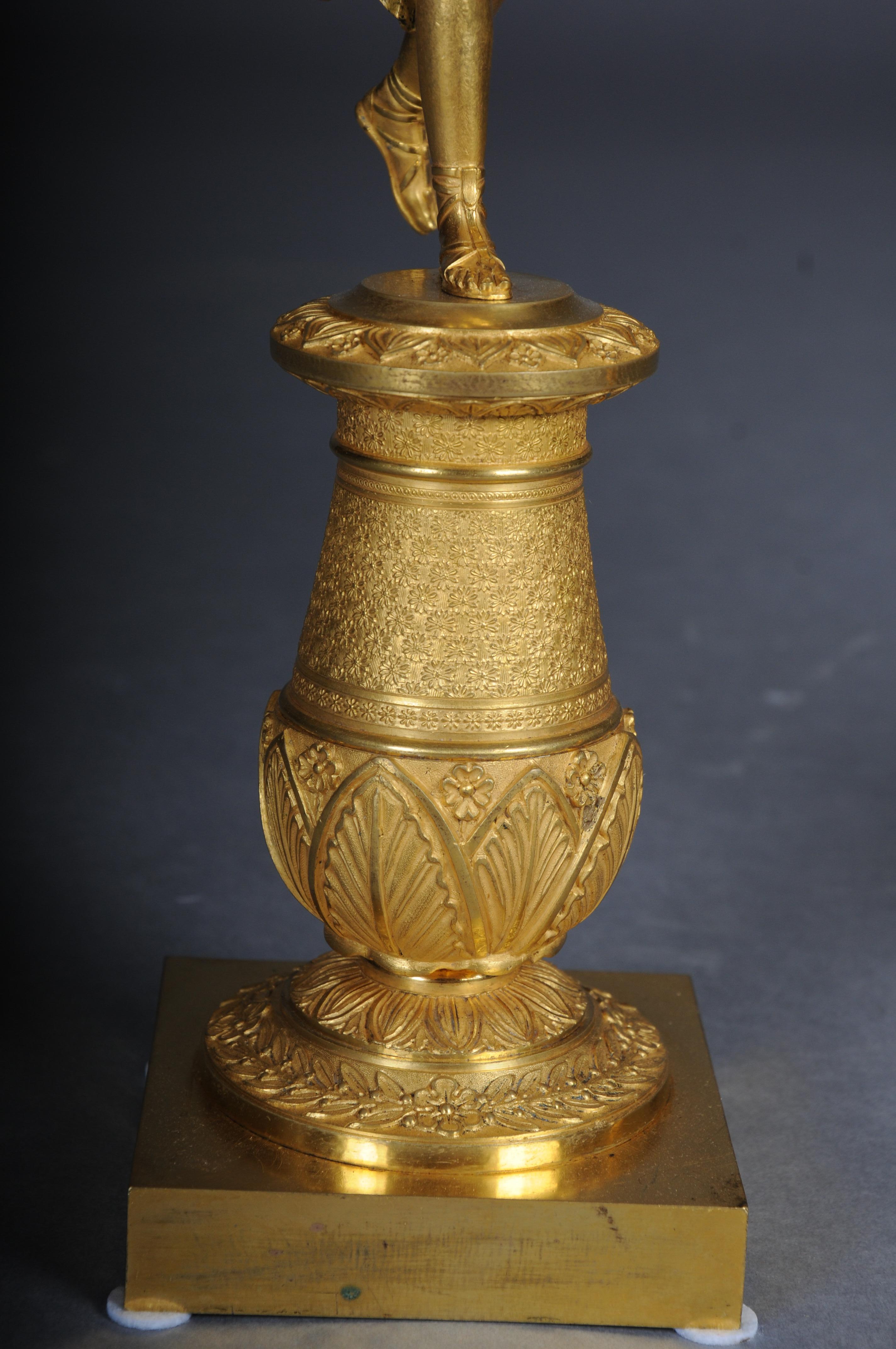 A pair (2) of figural Empire candelabra candles. Paris, 19th century. For Sale 2