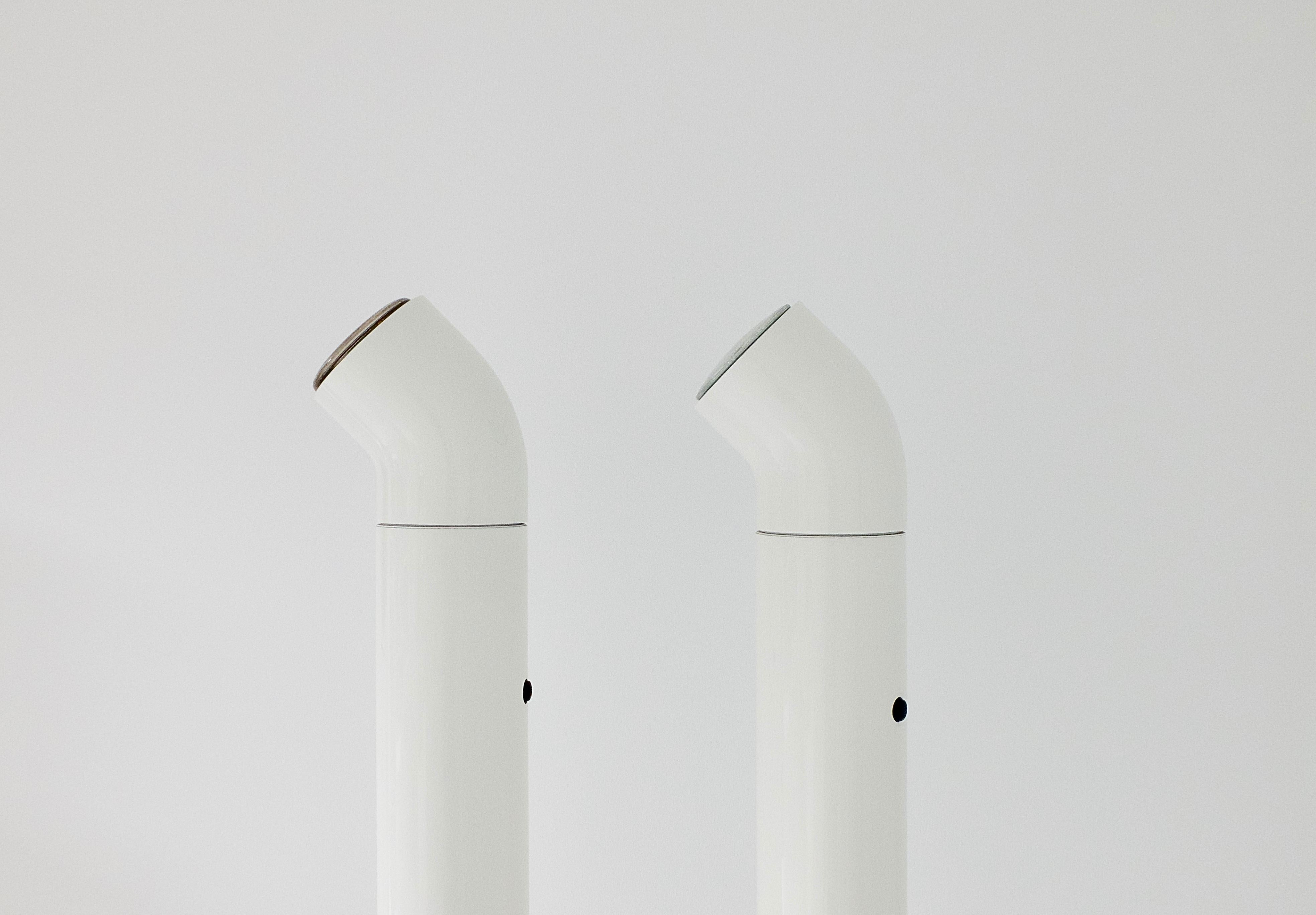 French A pair A19 Floor Lamps by Alain Richard for Disderot, France 1967
