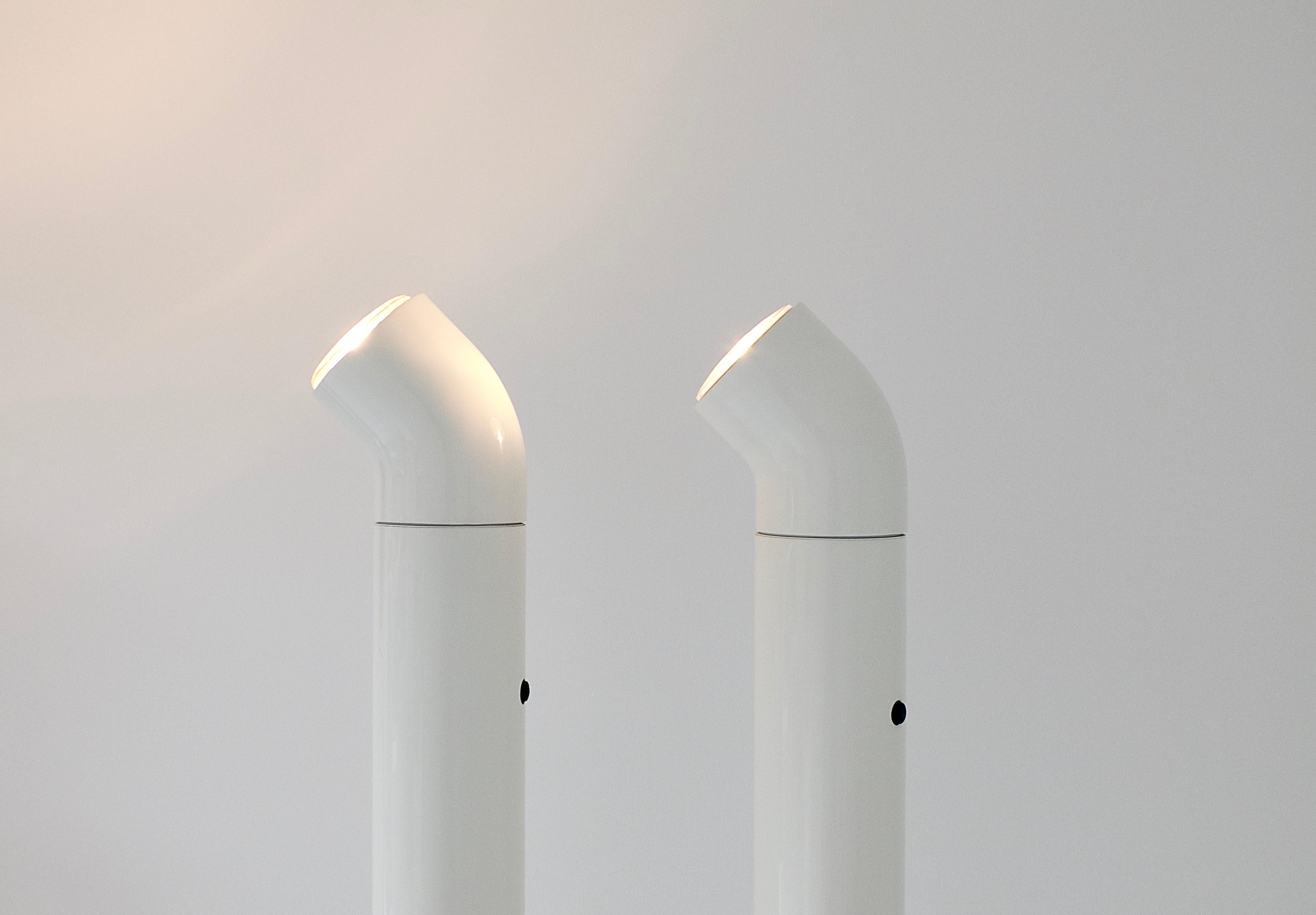 A pair A19 Floor Lamps by Alain Richard for Disderot, France 1967 In Good Condition In Munster, NRW