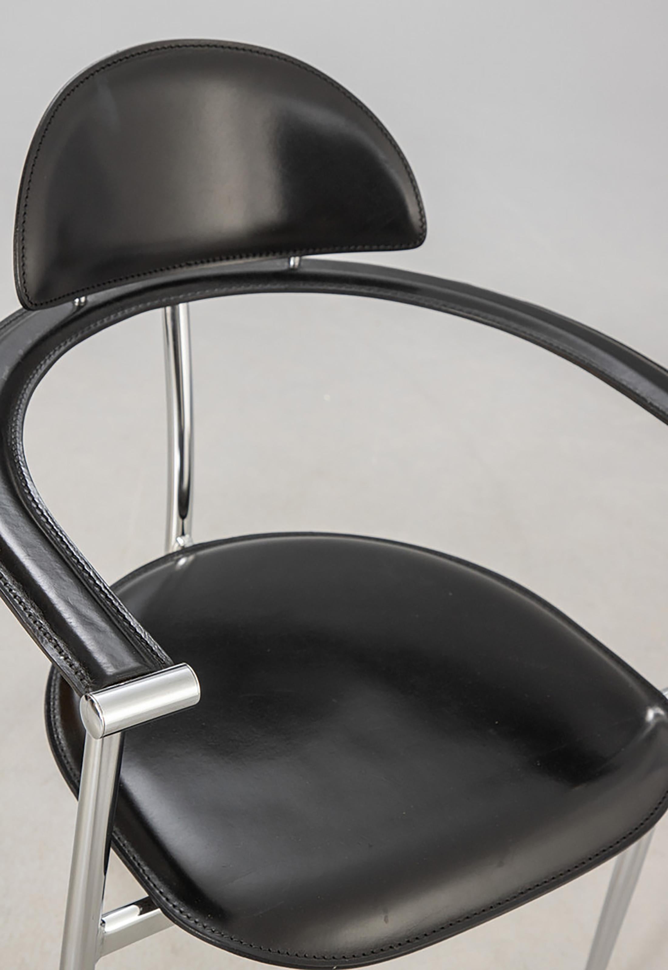 italien Paire de fauteuils stiletto Arrben Italy en vente
