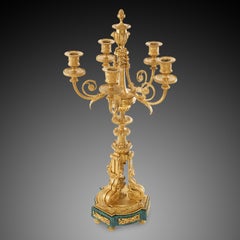 Pair Candelabra 19th Century Louis XVI