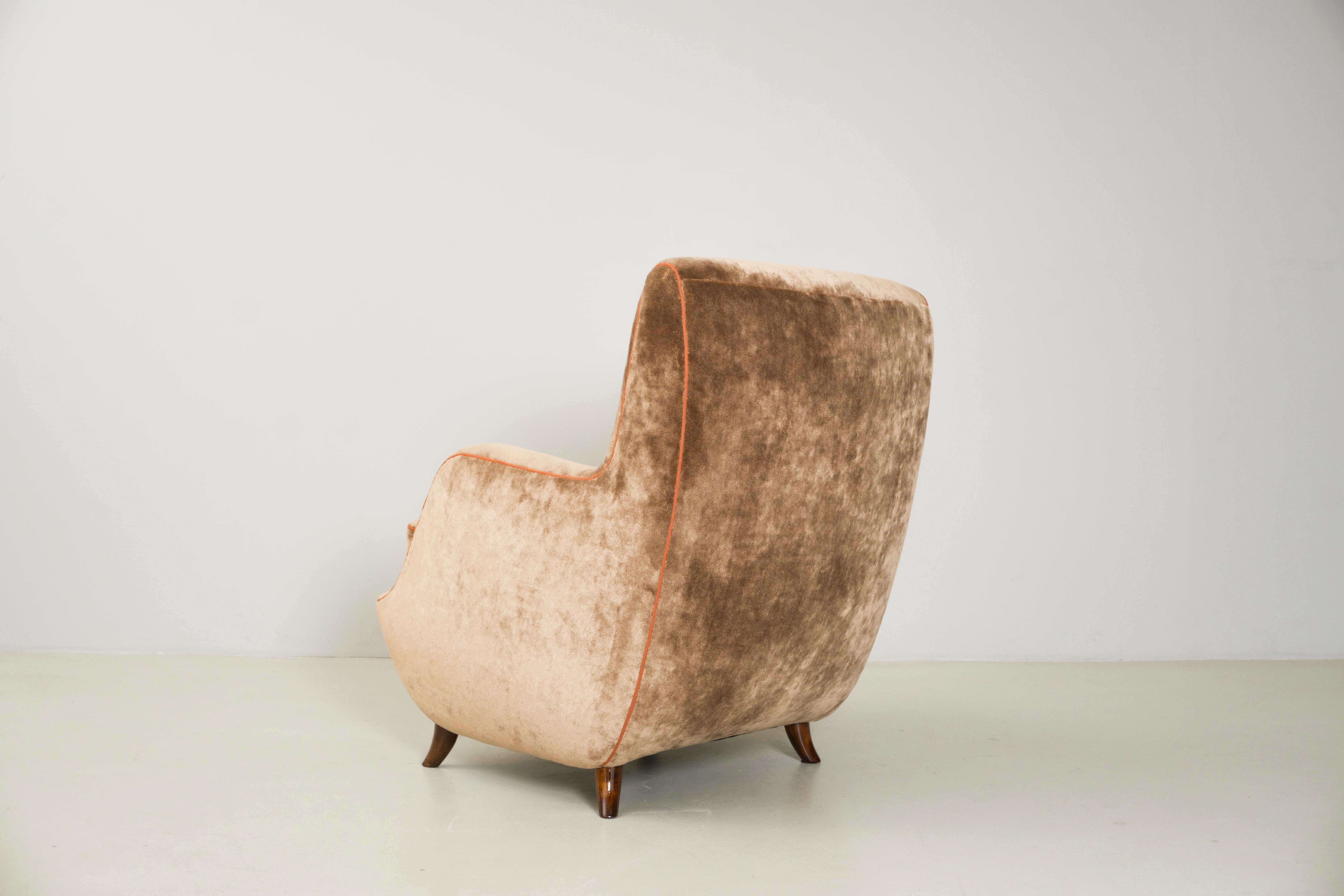 Ein Paar De Carli-Sessel, seltenes Design aus den 1940er Jahren im Zustand „Gut“ im Angebot in Berlin, DE