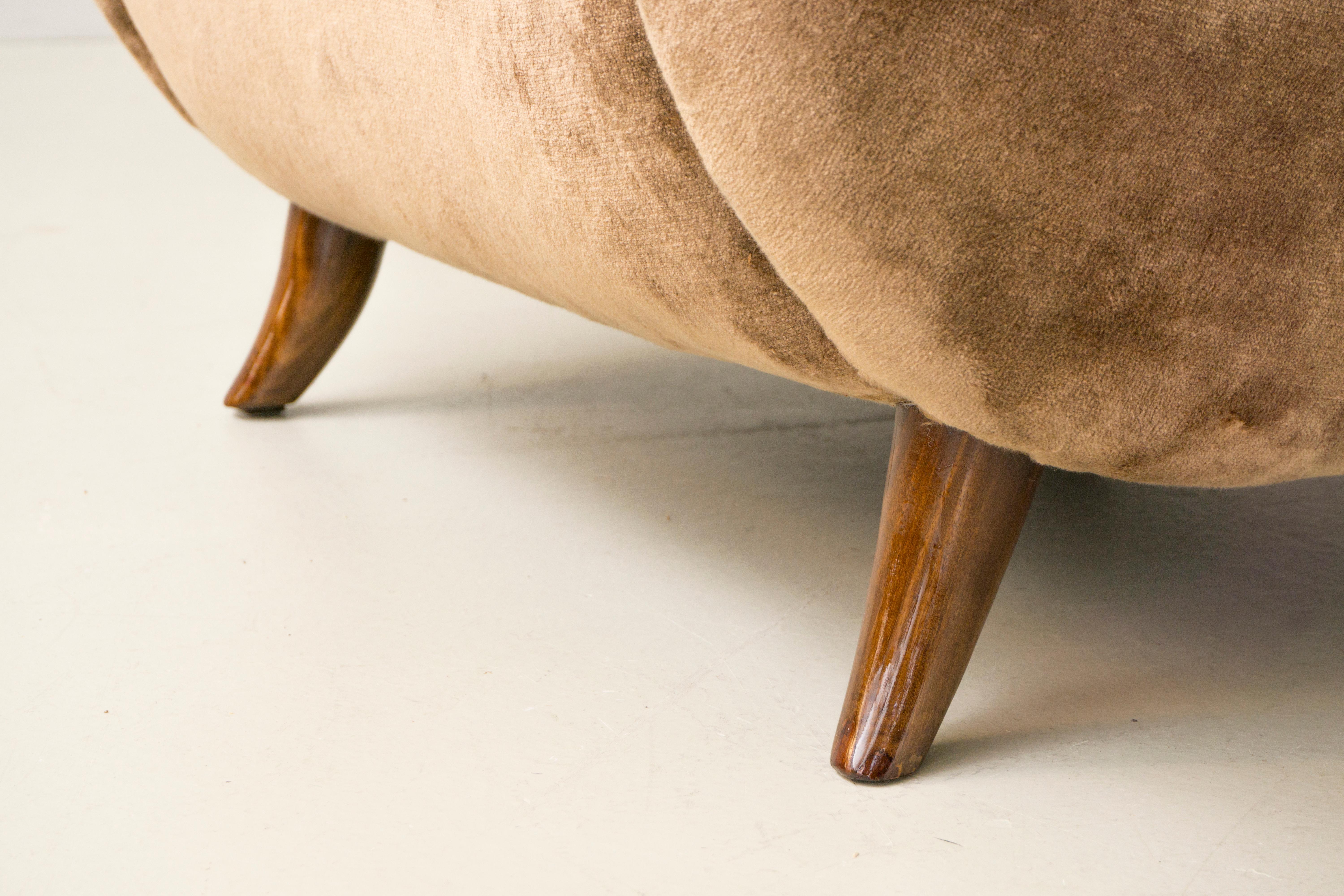 Ein Paar De Carli-Sessel, seltenes Design aus den 1940er Jahren (Holz) im Angebot