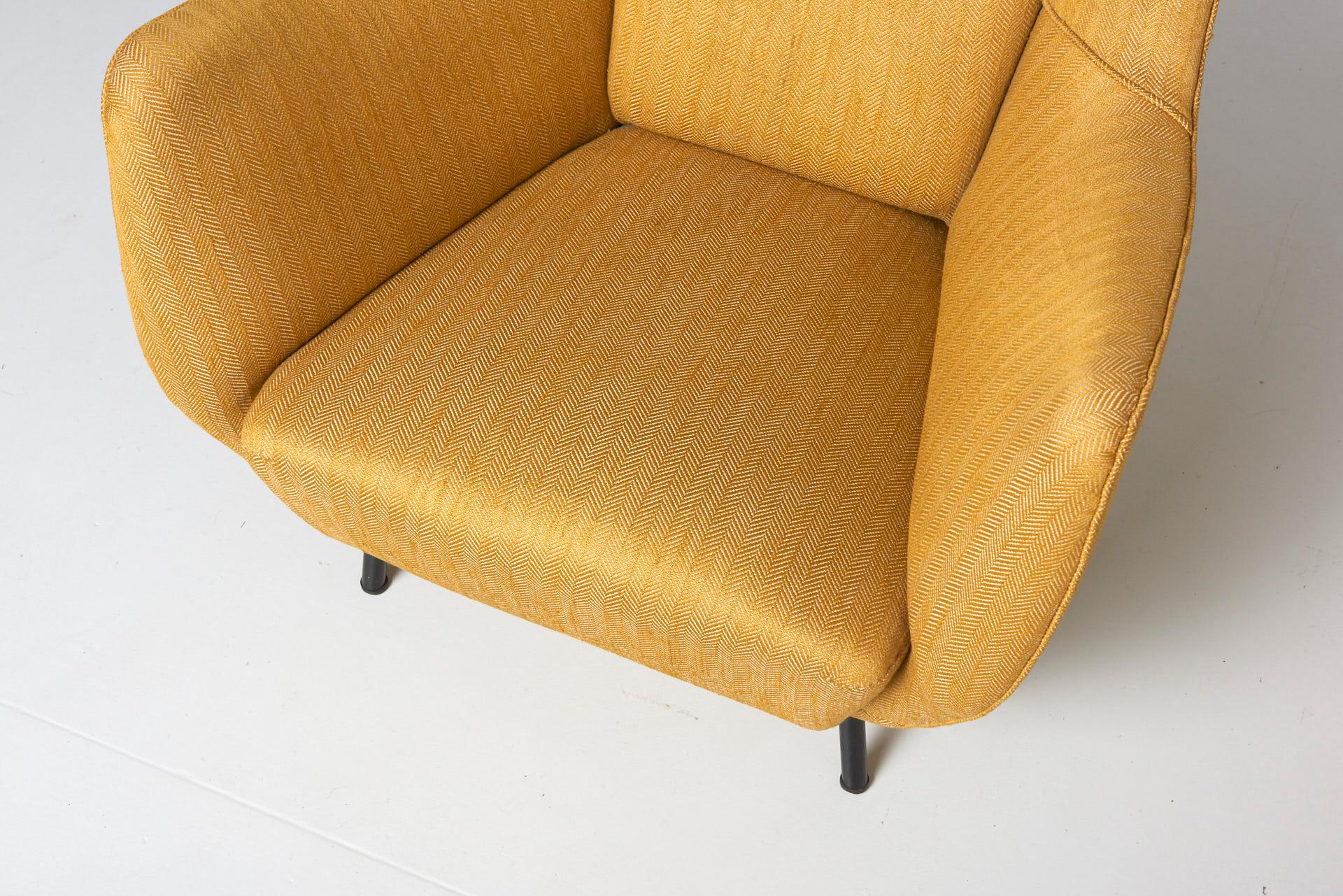 Pair Italian Easy Chairs, 1950s For Sale 4