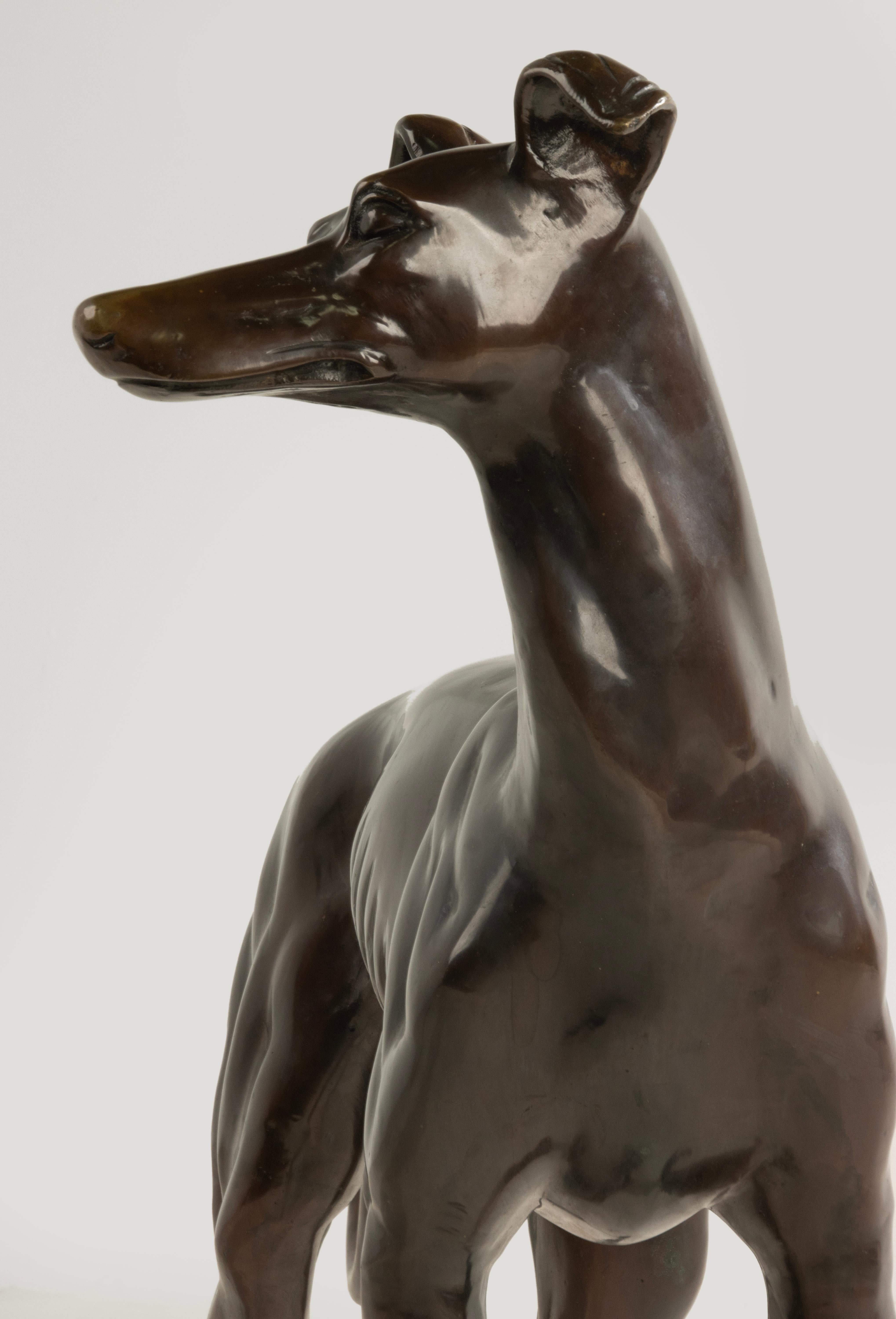 A Pair Life-Size Bronze Dog Statues - Nishan Toor 6