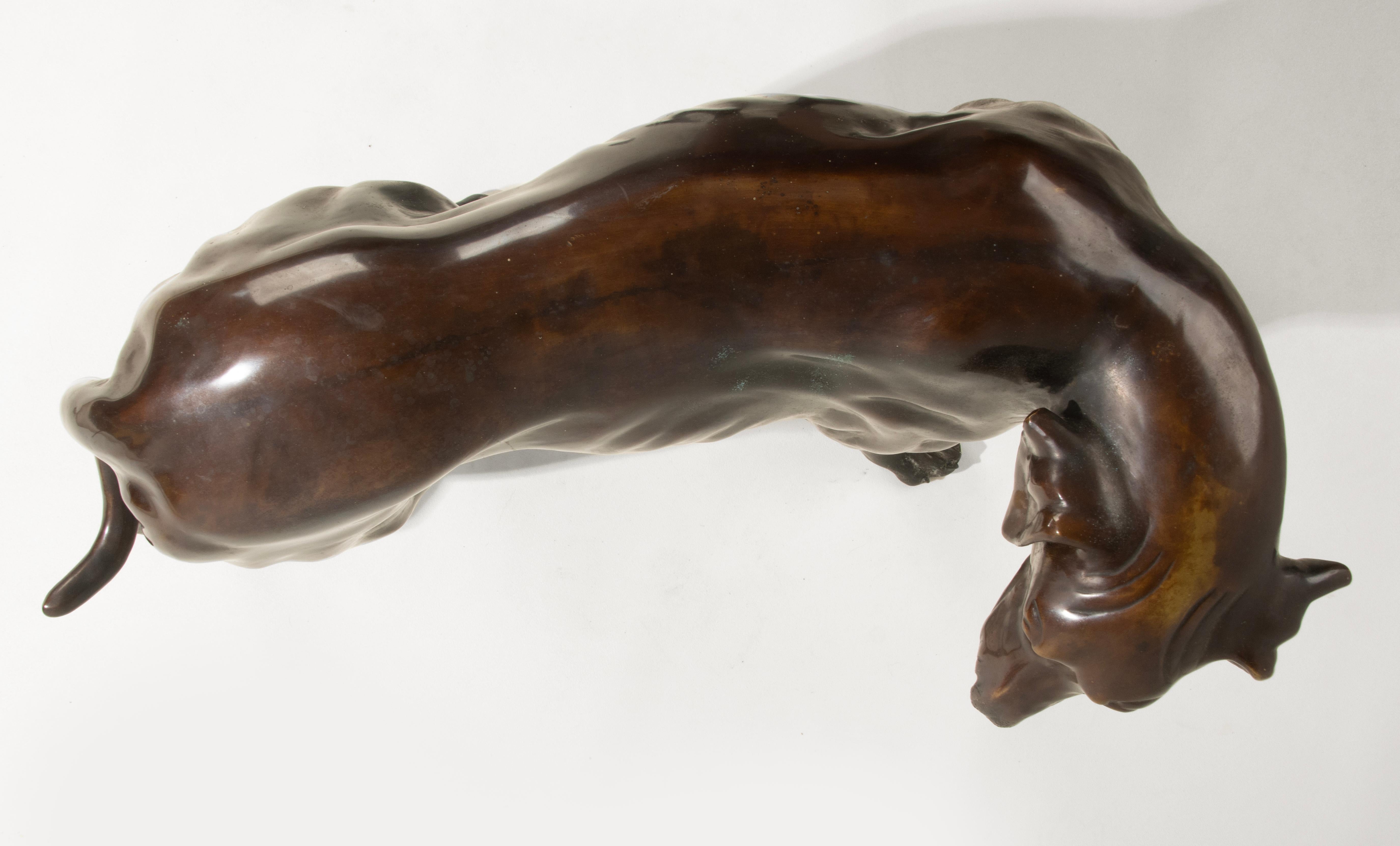A Pair Life-Size Bronze Dog Statues - Nishan Toor 14