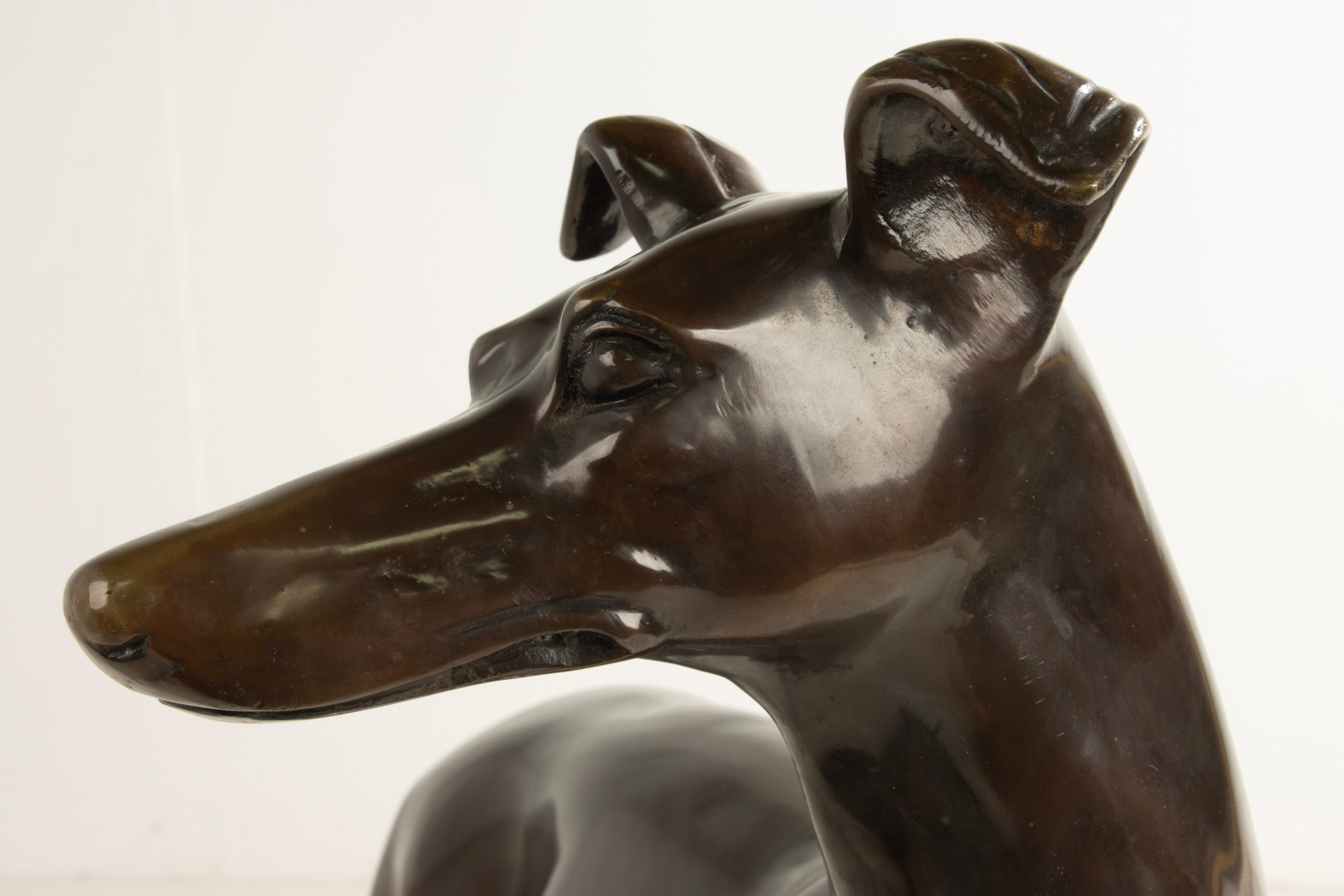 A Pair Life-Size Bronze Dog Statues - Nishan Toor 2