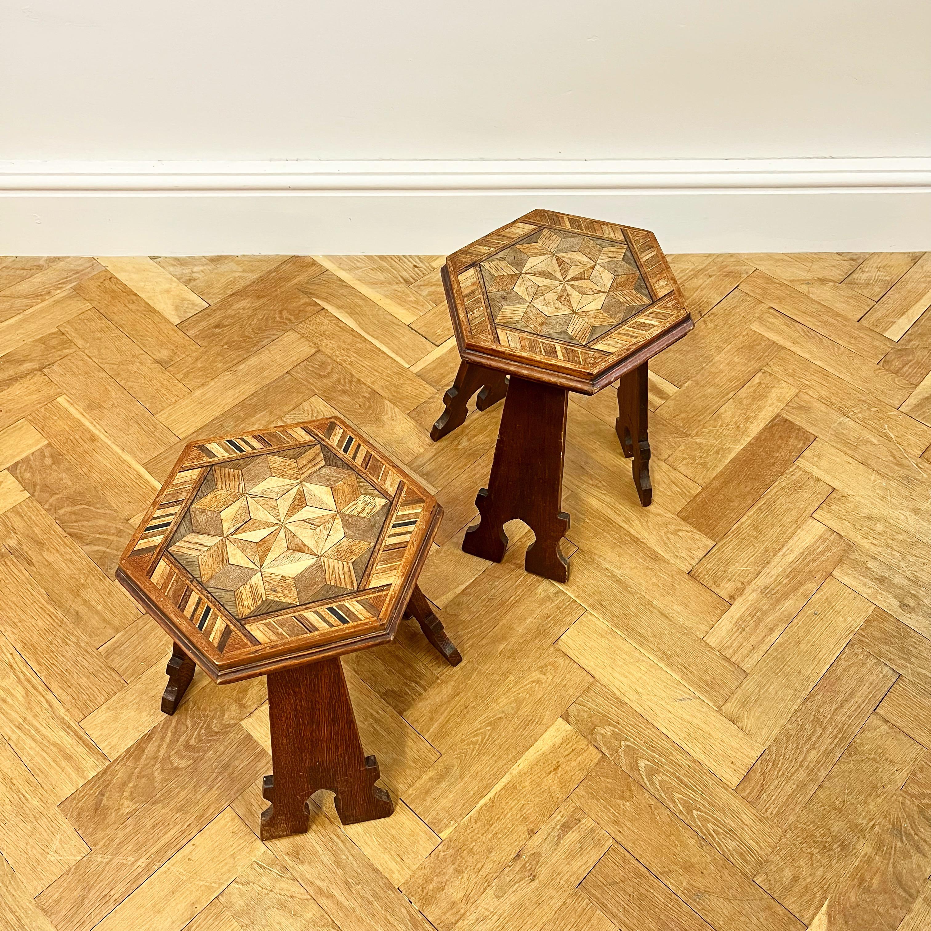 A Pair Moorish Occasional Tables In Good Condition For Sale In London, GB