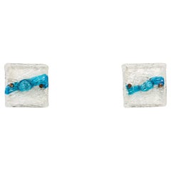 A Pair Murano Wall Lamps - Venini - Toni Zuccheri
