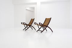 Pair Ninfea Folding Chairs by Gio Ponti for Brevetti Reguitti