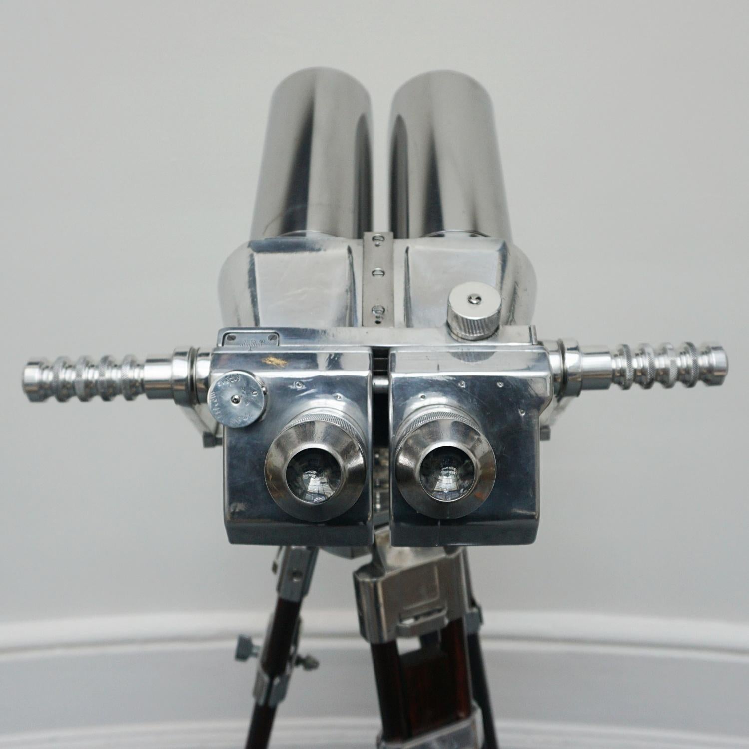 20th Century Pair of Observation Binoculars Designed by Emil Busch Optical Industries